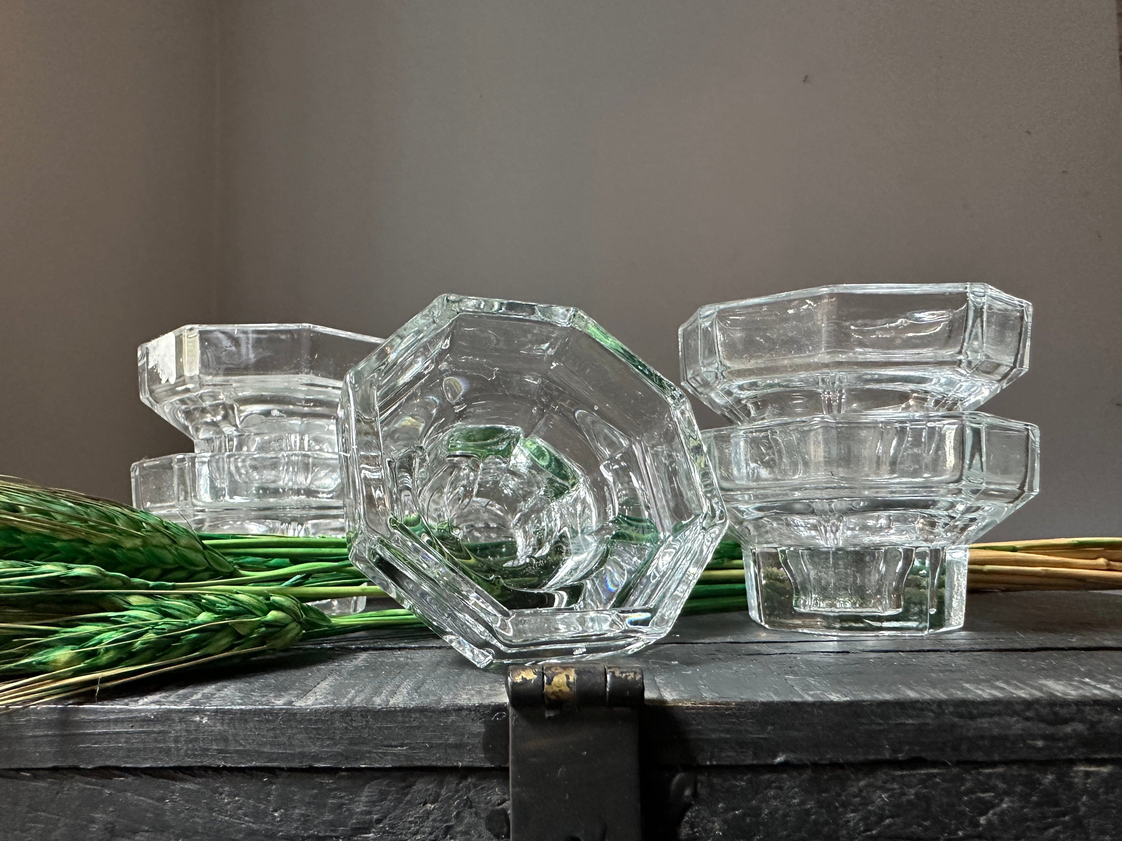 Vintage Pair French Candle Holders