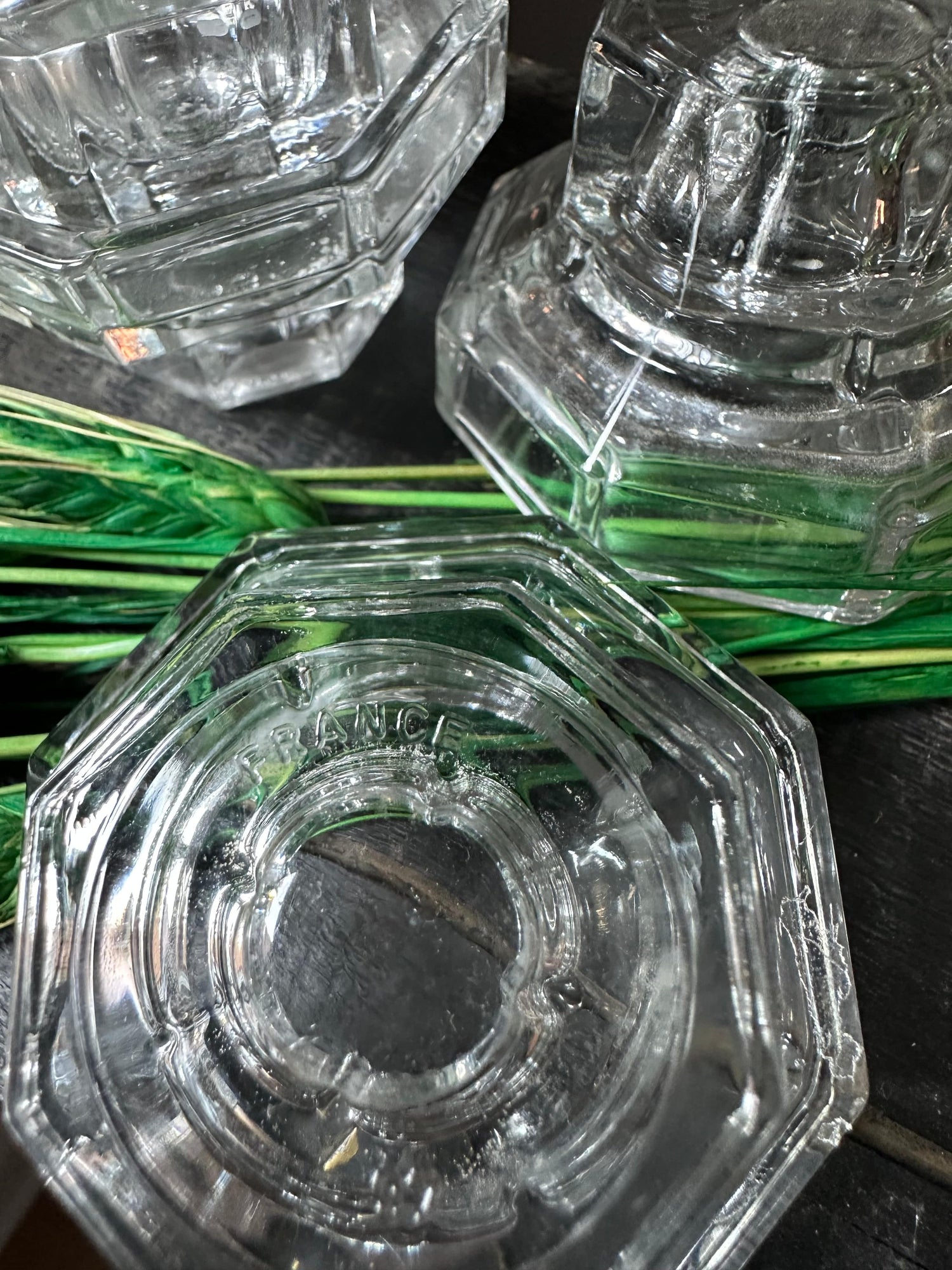 Vintage Pair French Candle Holders