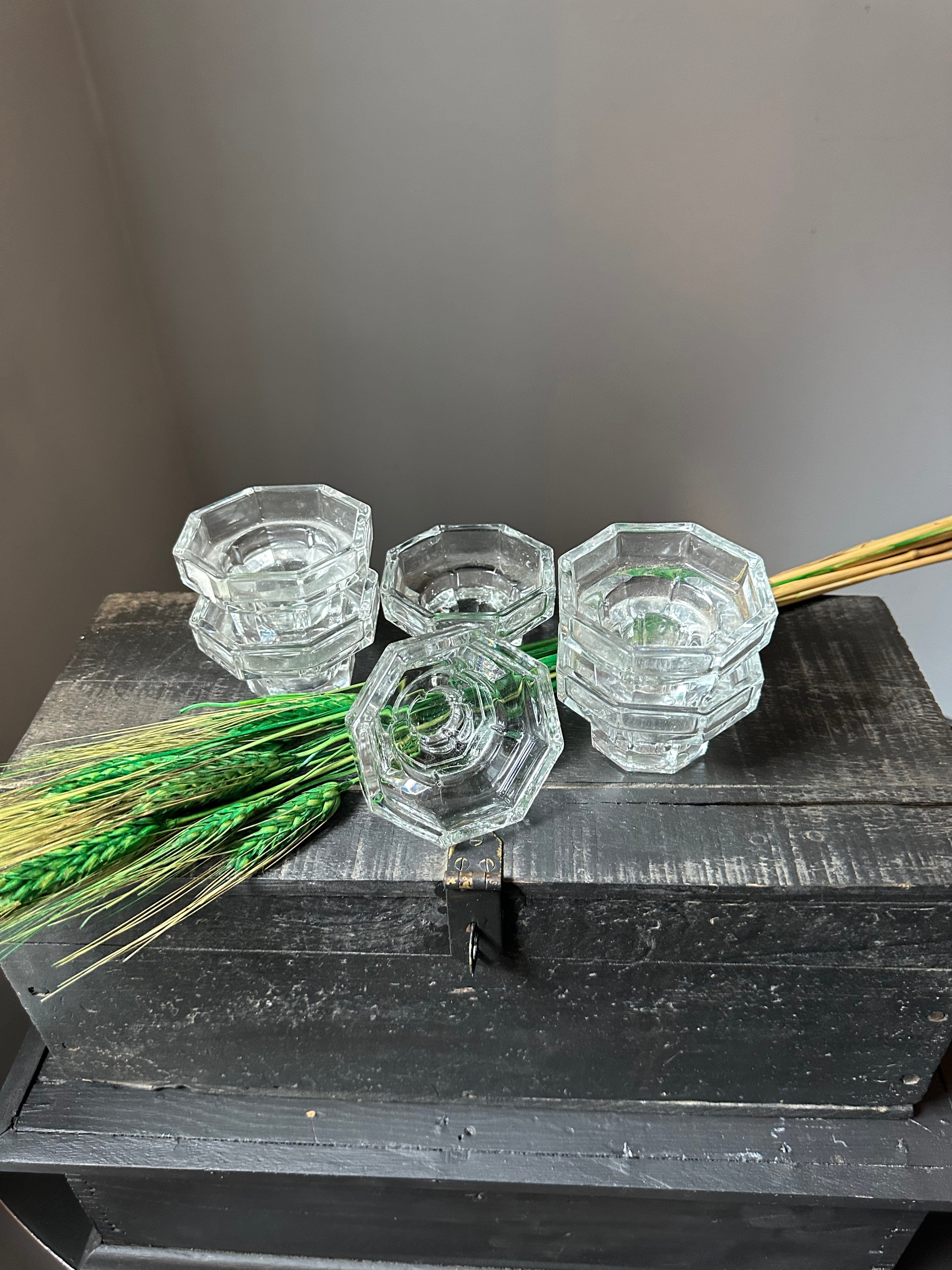 Vintage Pair French Candle Holders