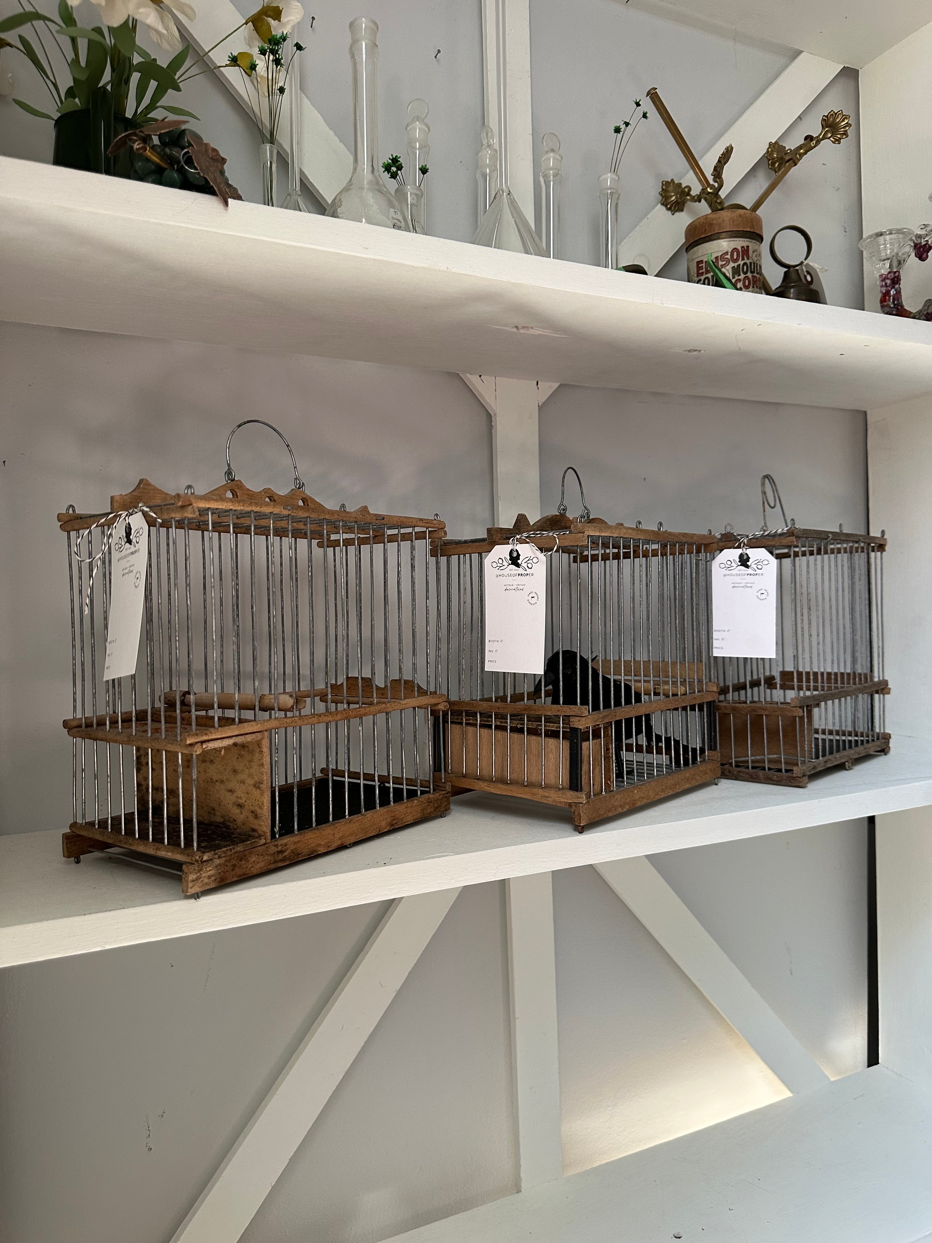 Vintage Mini Birdcages