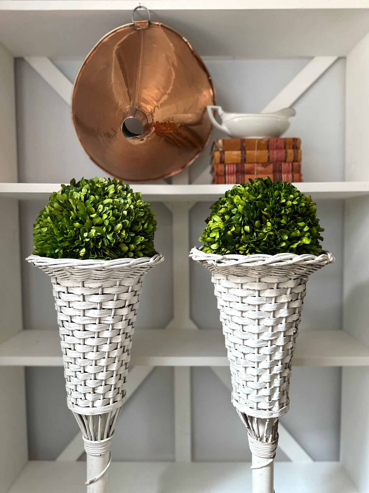 Antique Copper Funnel, 13.5"