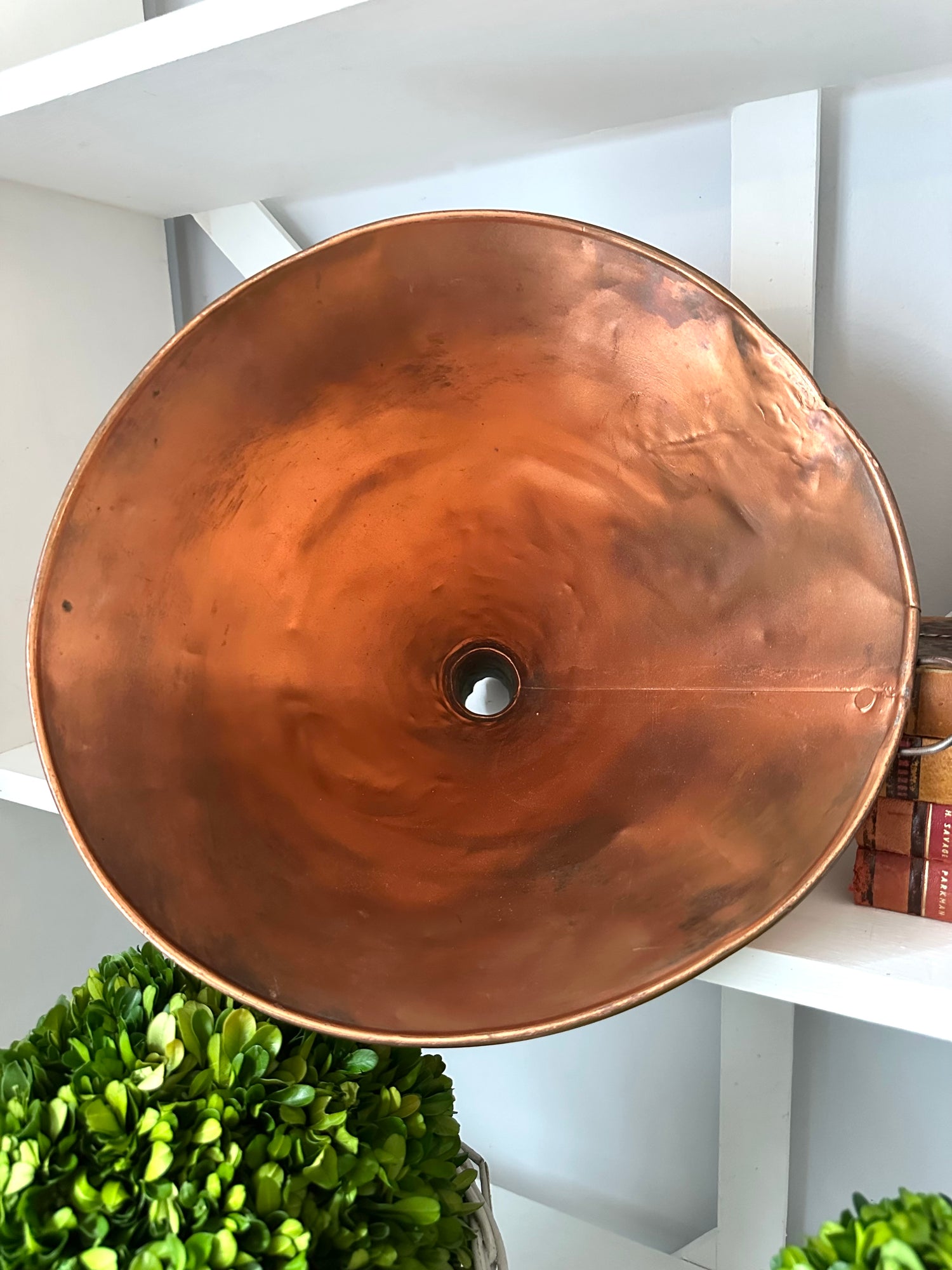 Antique Copper Funnel, 13.5"