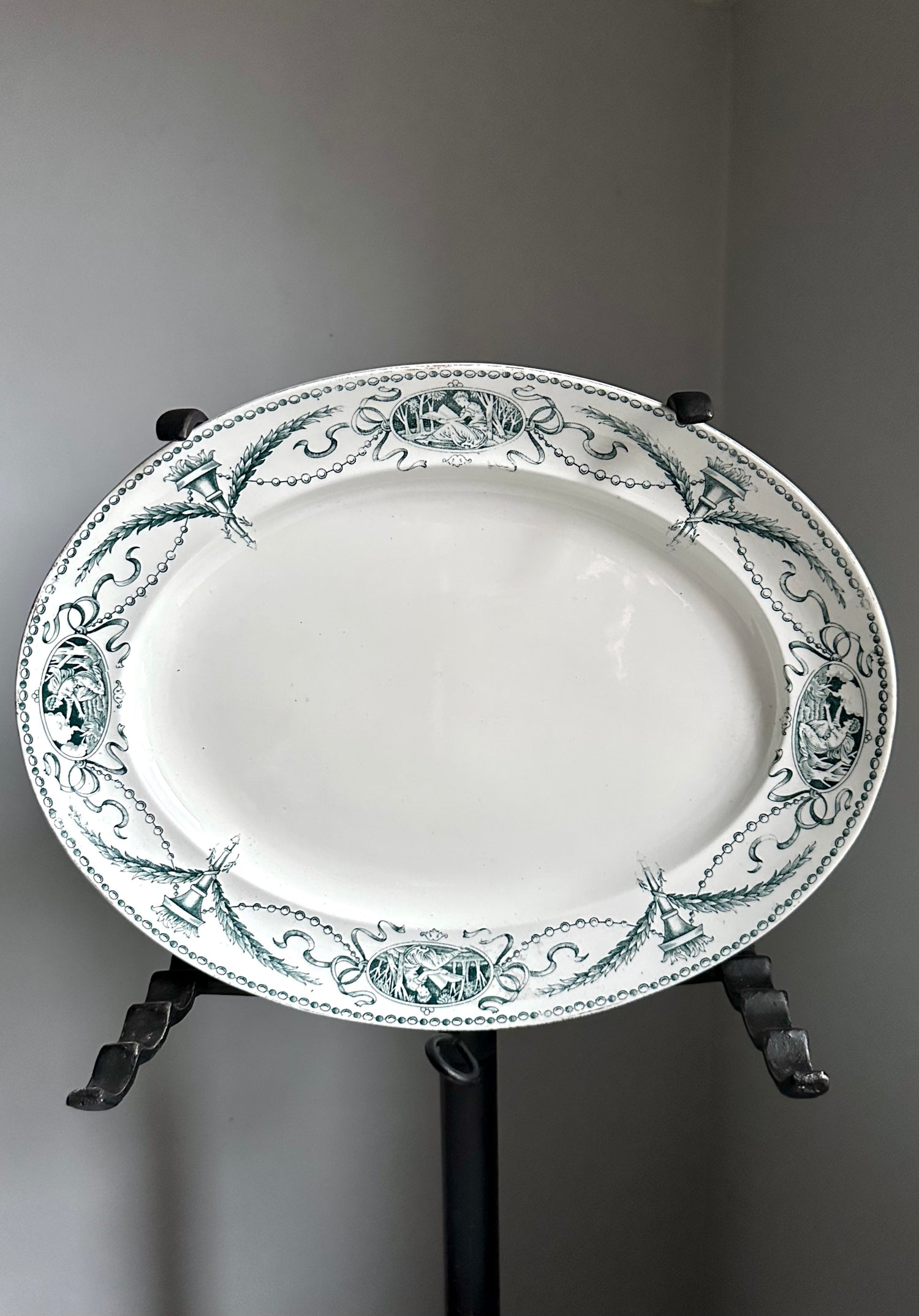 Antique English Transferware Platter