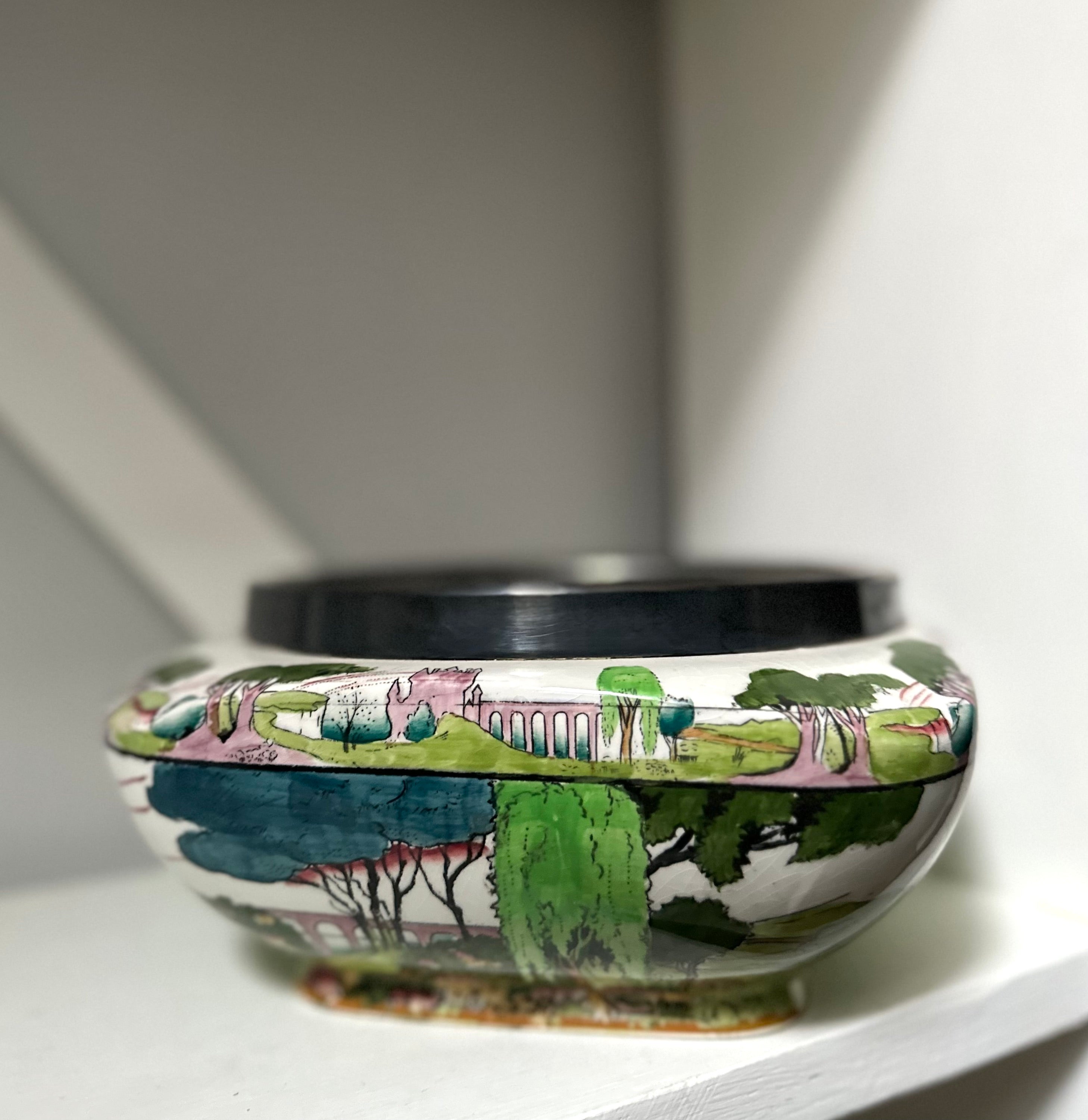 Antique English Painted Bowl