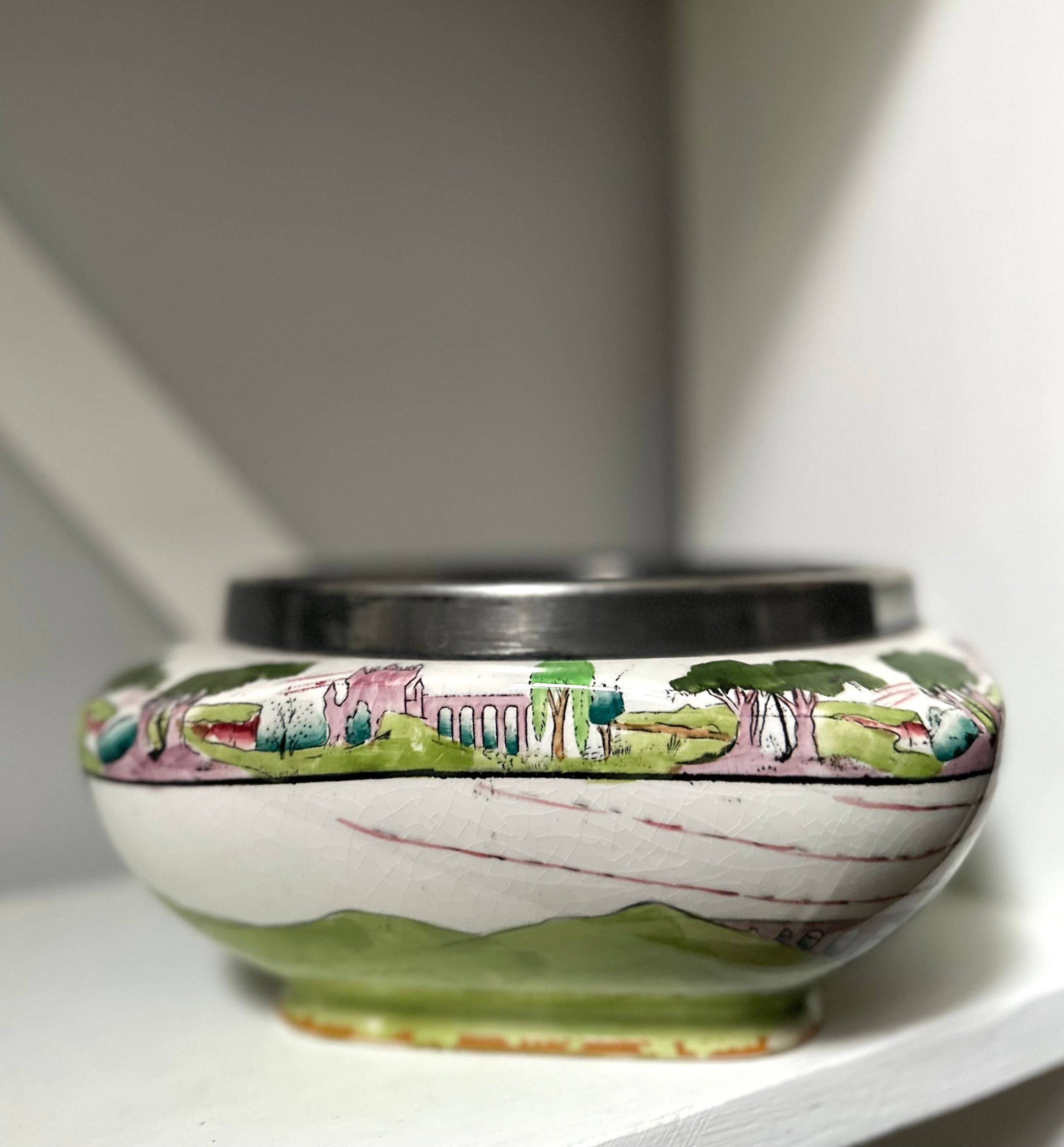 Antique English Painted Bowl