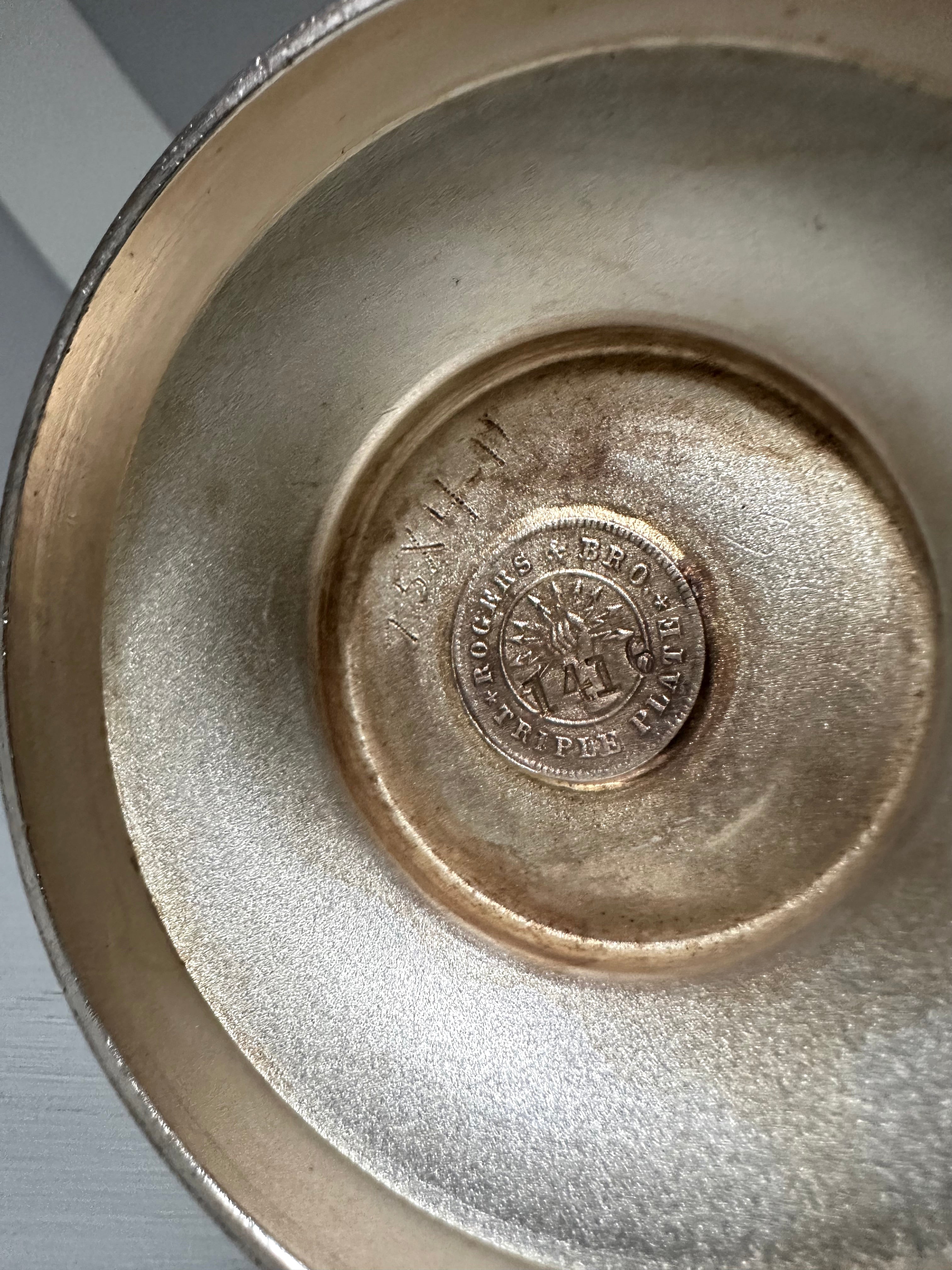 Antique Silver Trophy Holder