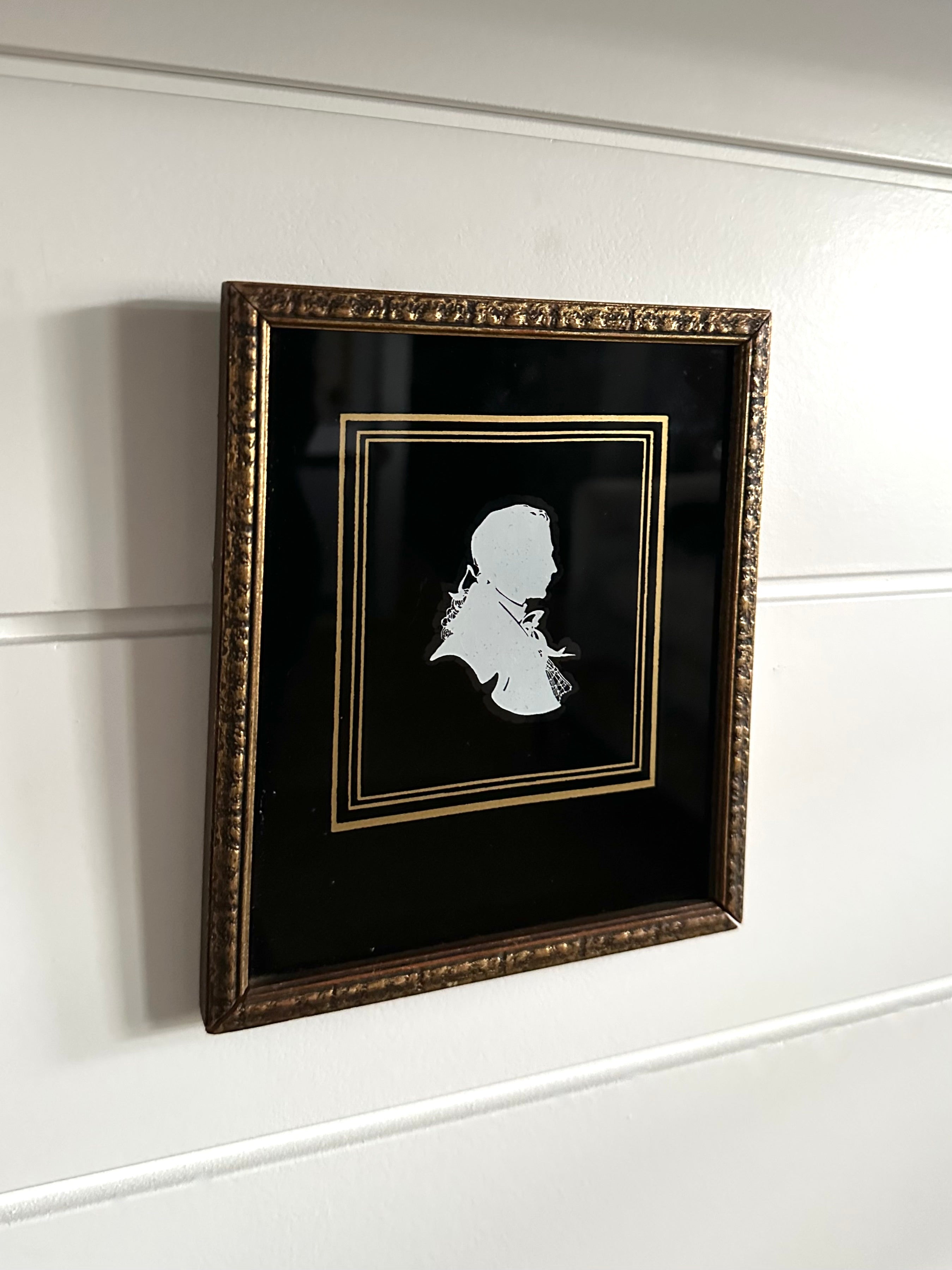 Antique Framed Silhouette