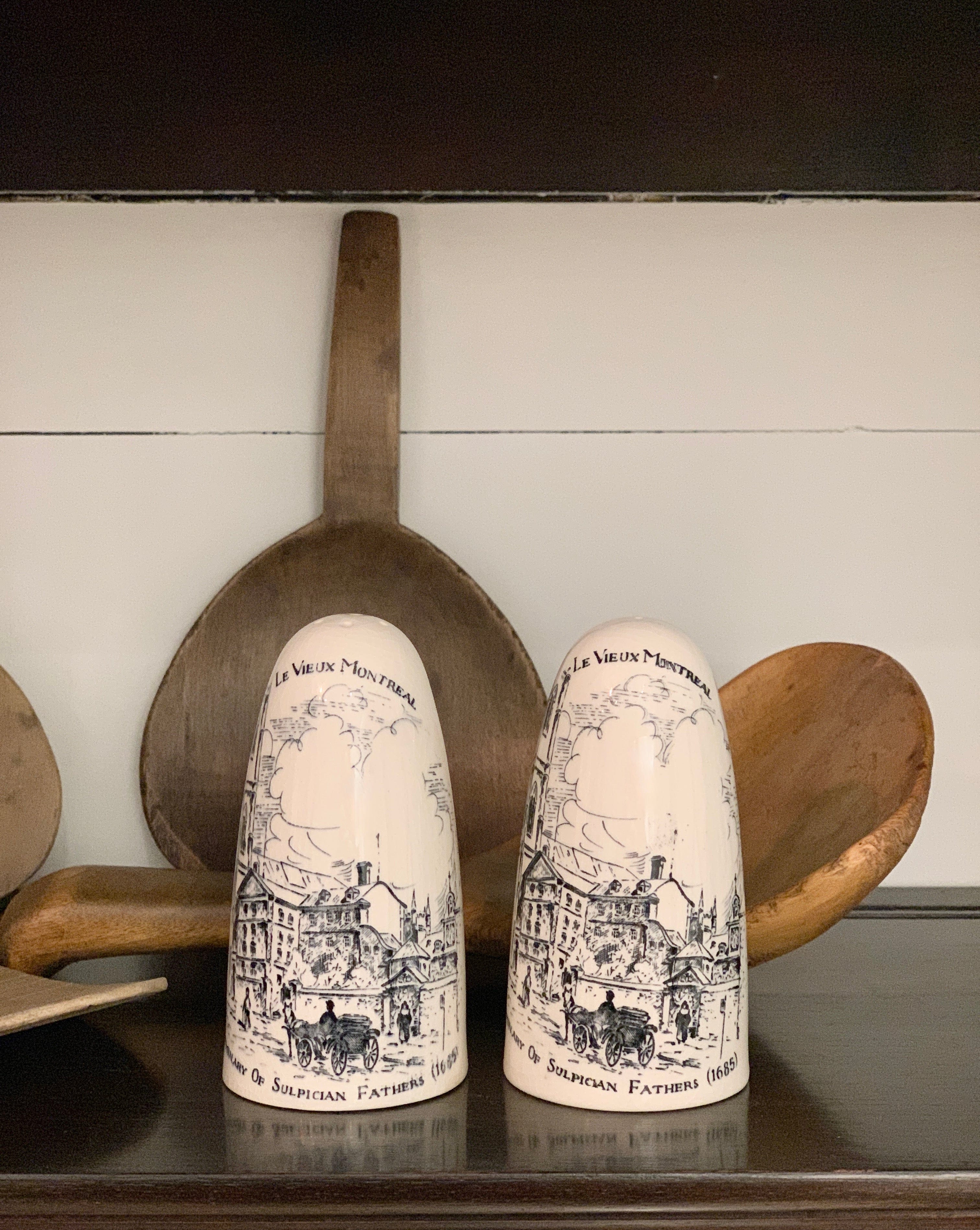 Ironstone Salt + Pepper