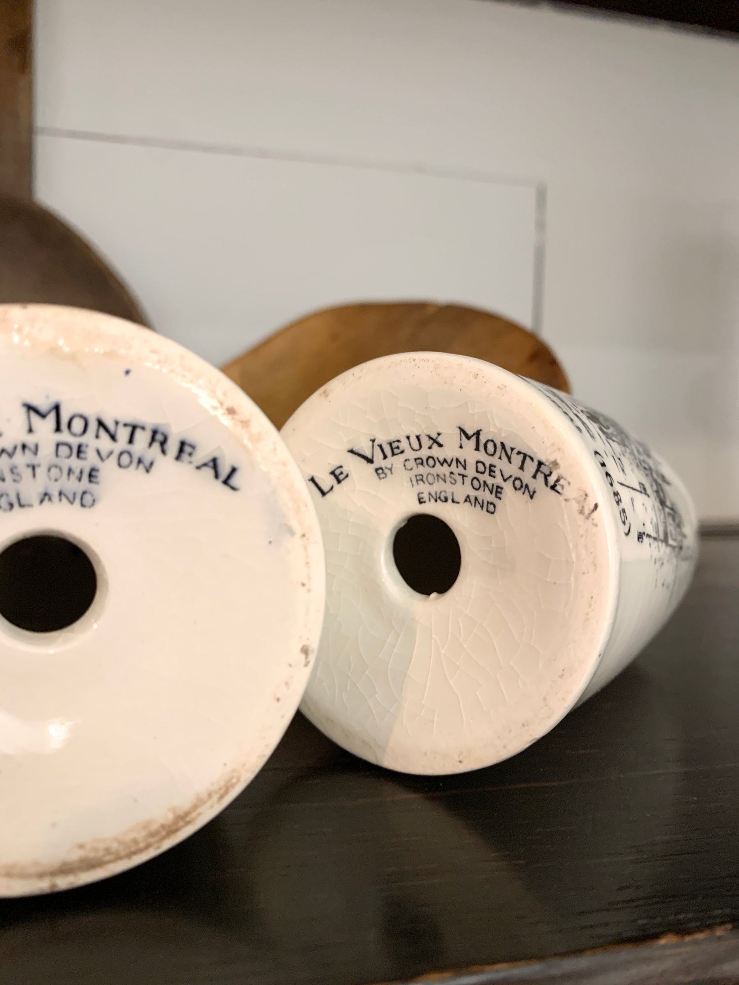 Ironstone Salt + Pepper