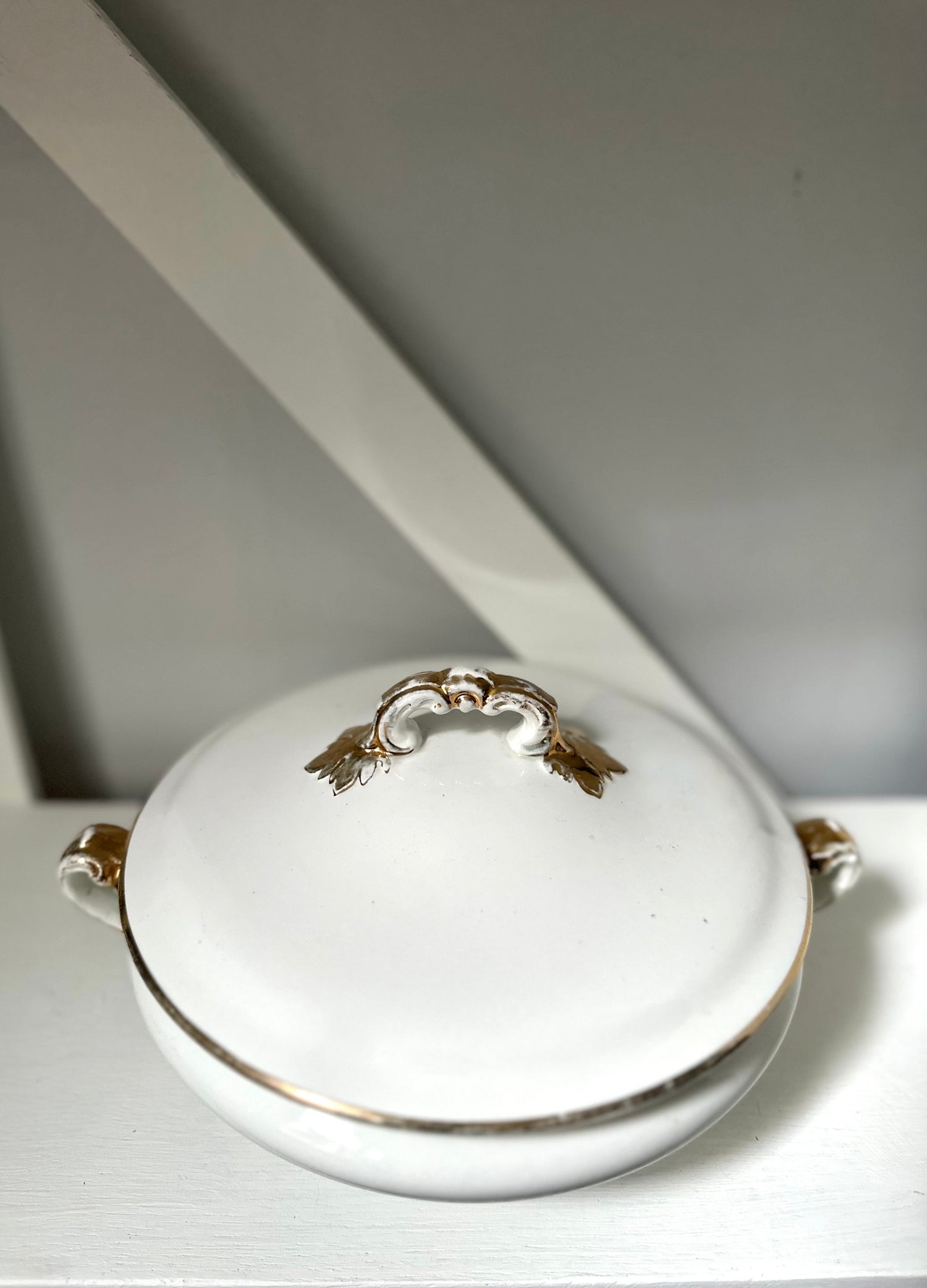 Antique Covered Vegetable Dish
