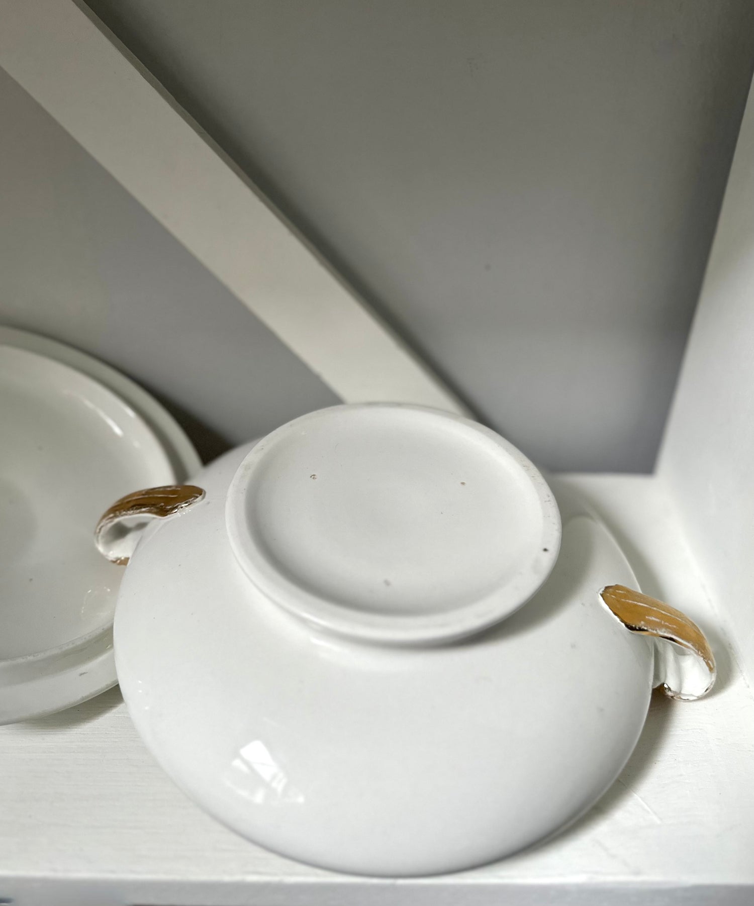 Antique Covered Vegetable Dish