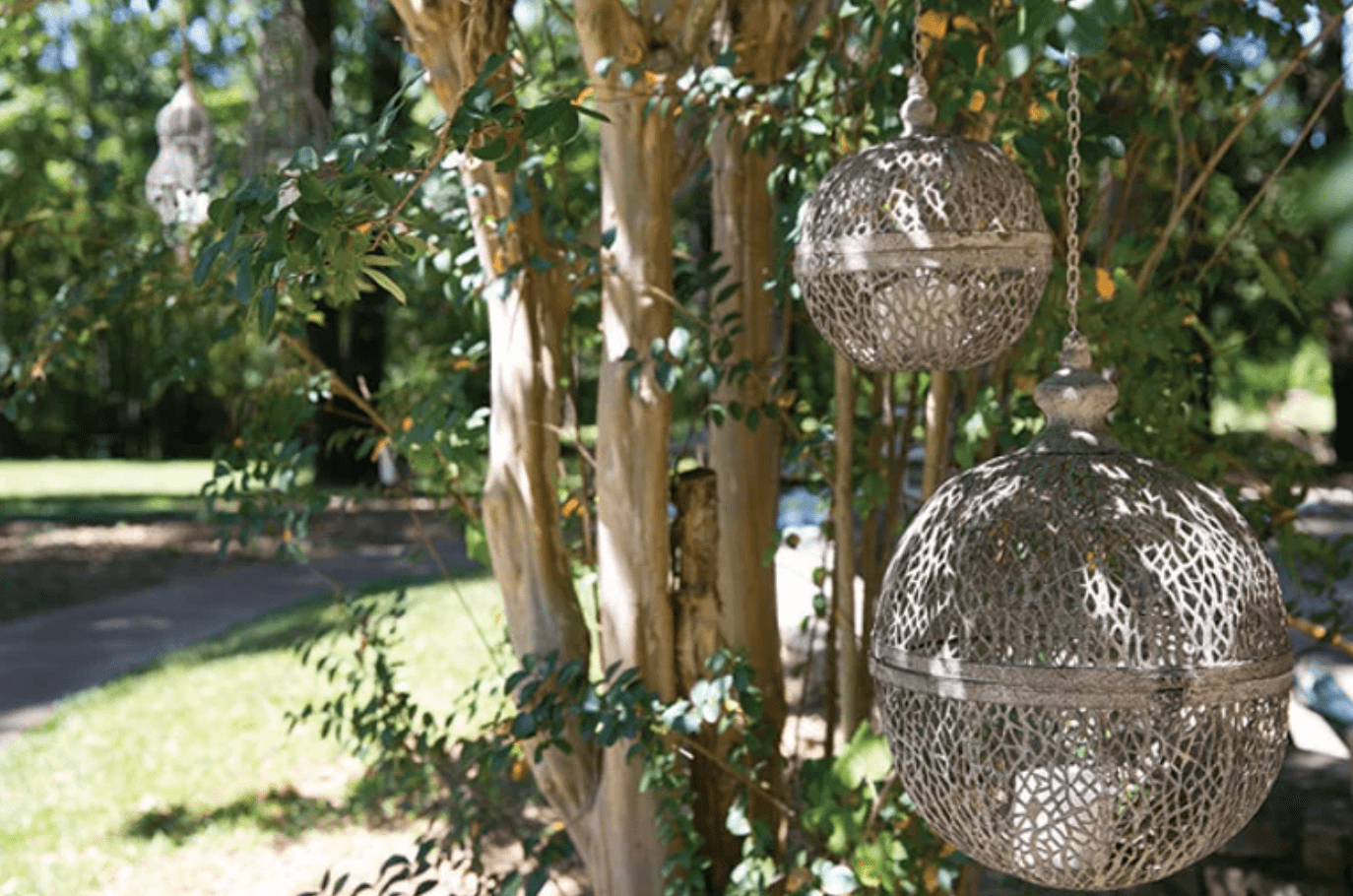 Hanging Sphere Candle Holder