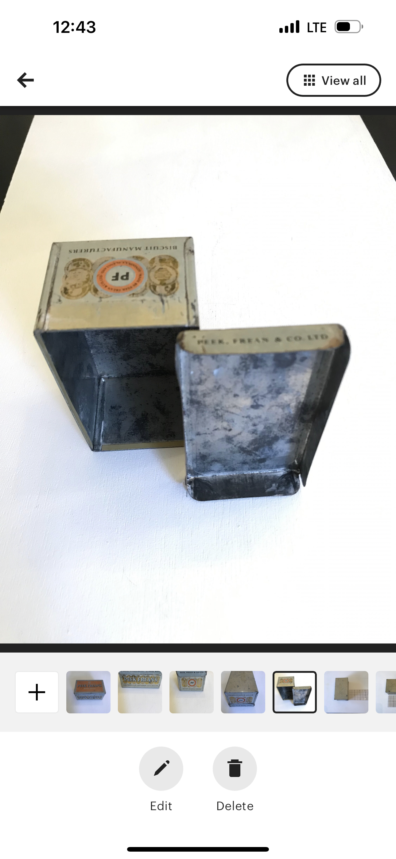 Vintage Peak Frean & Co. Tin