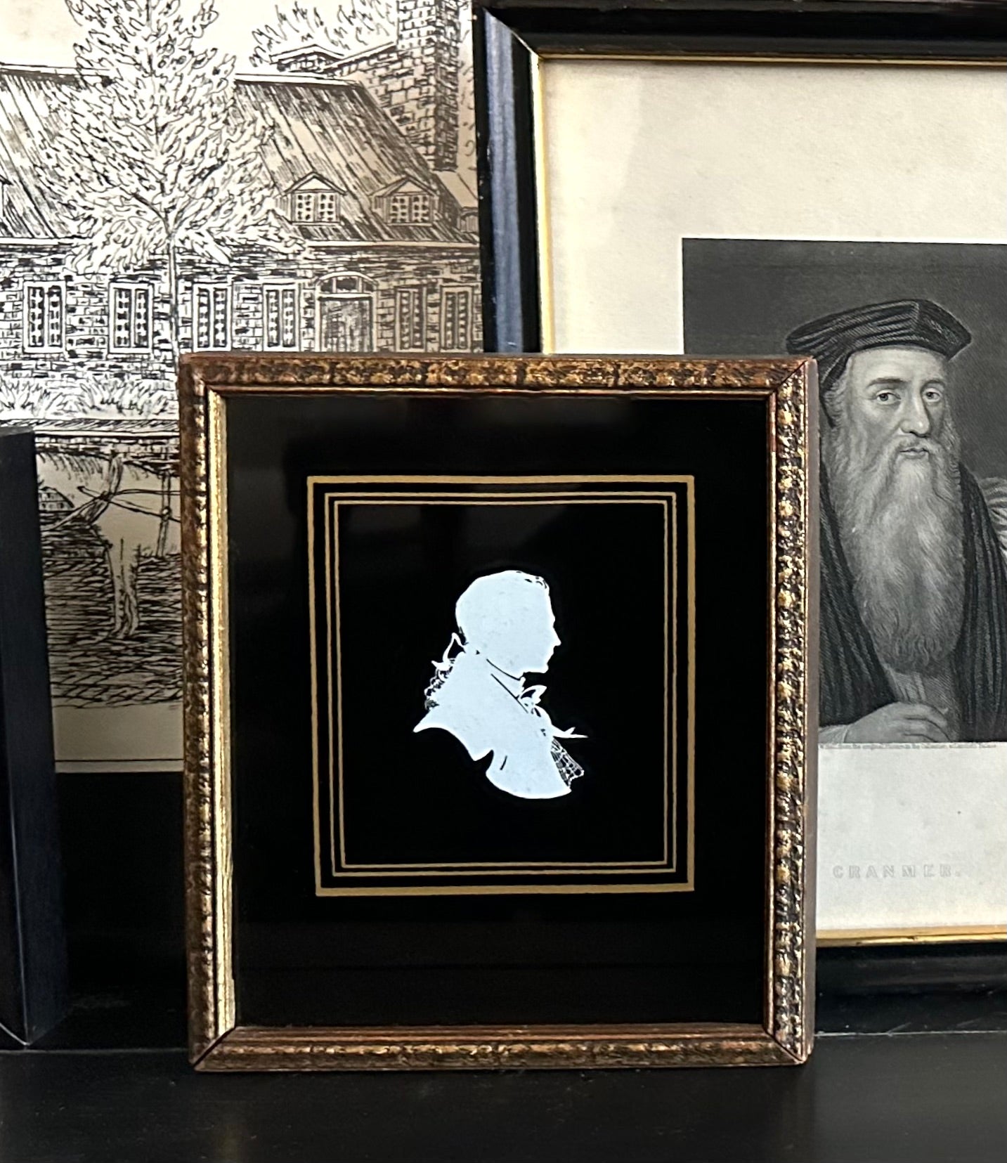 Antique Framed Silhouette