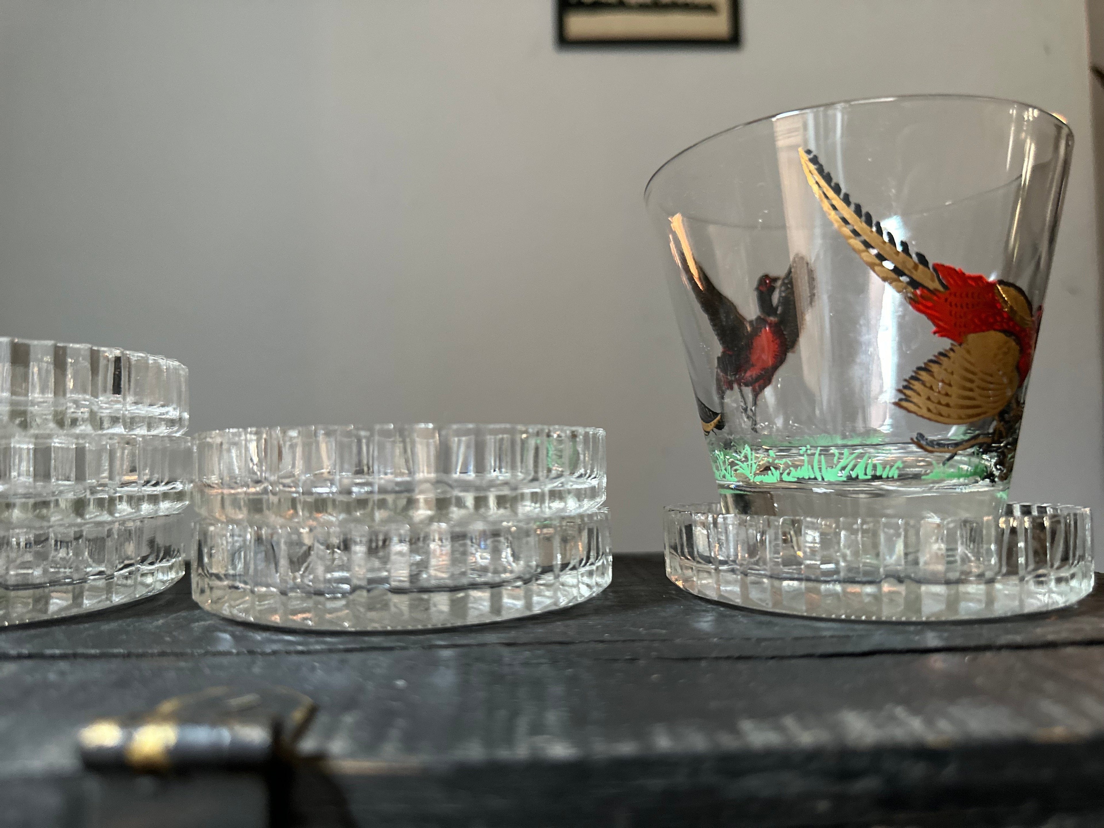 Set of 6 Vintage Coasters