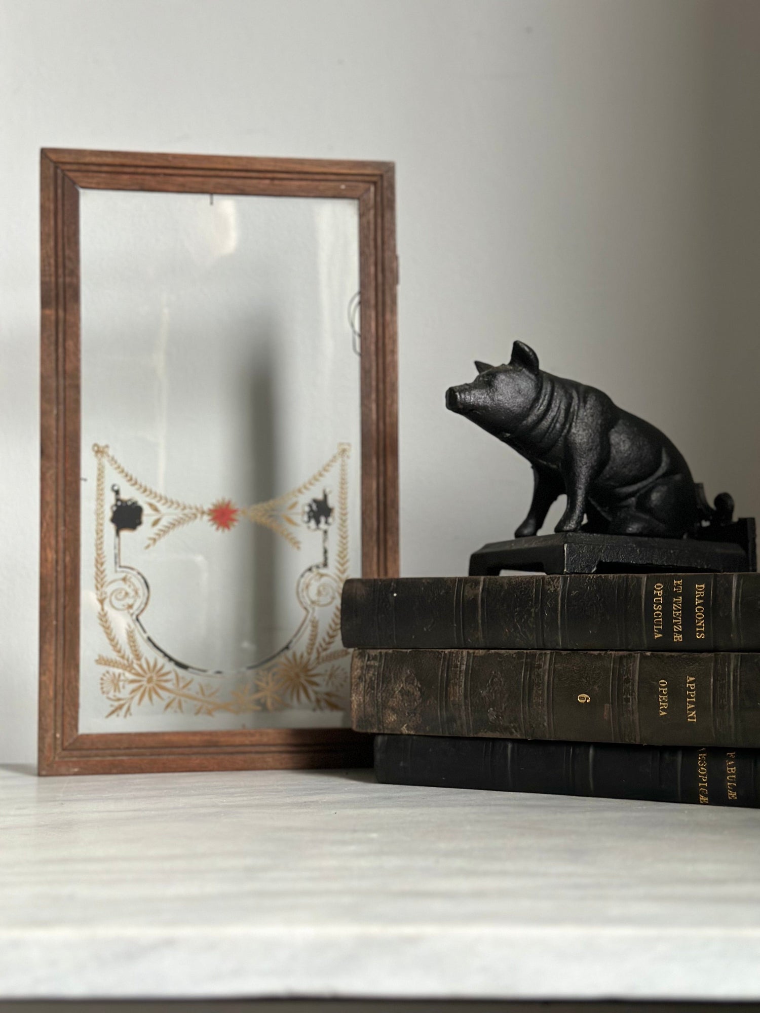 Cast Iron Piggy Doorstop