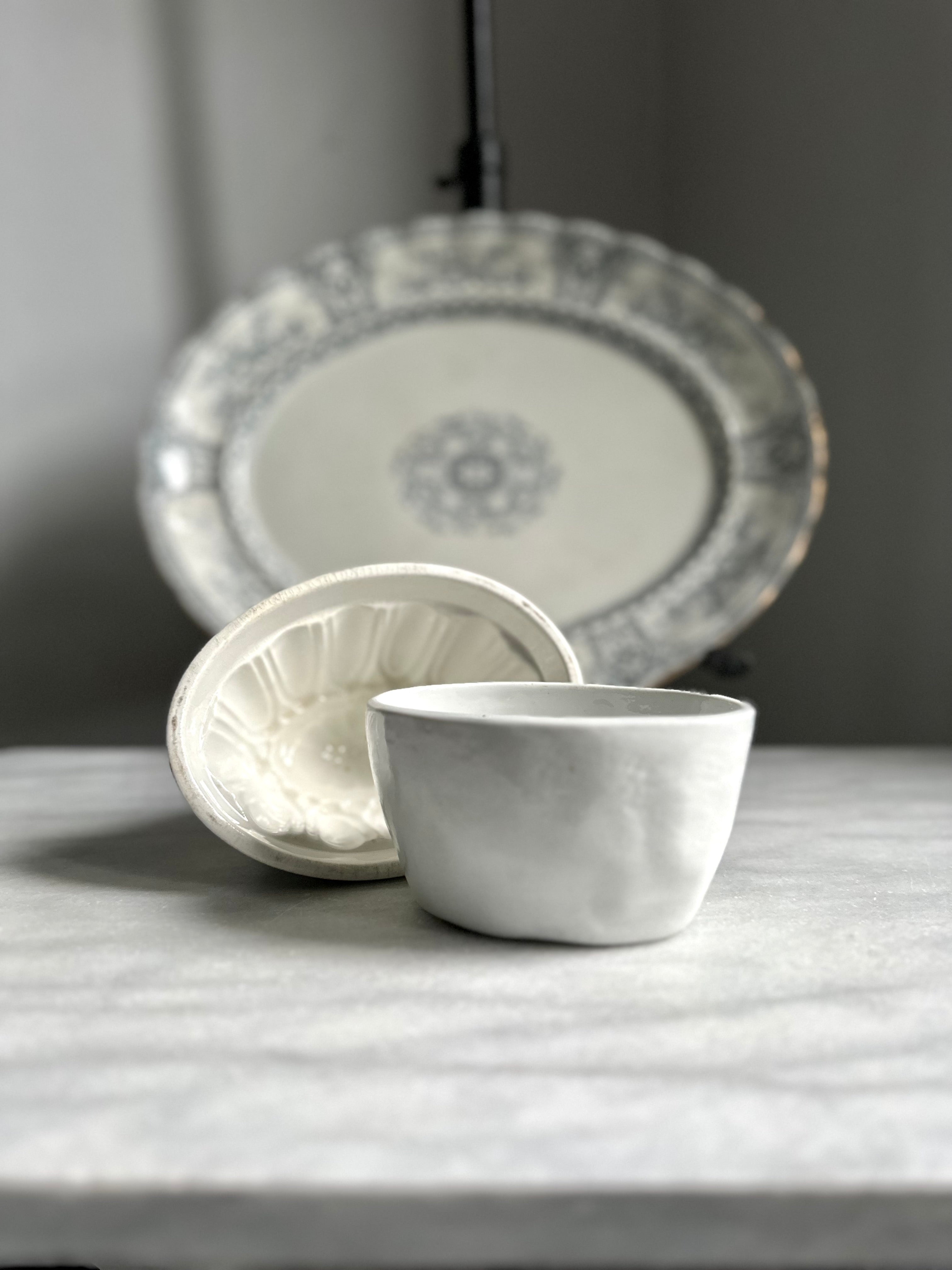 Ironstone Pudding/Jelly Mold