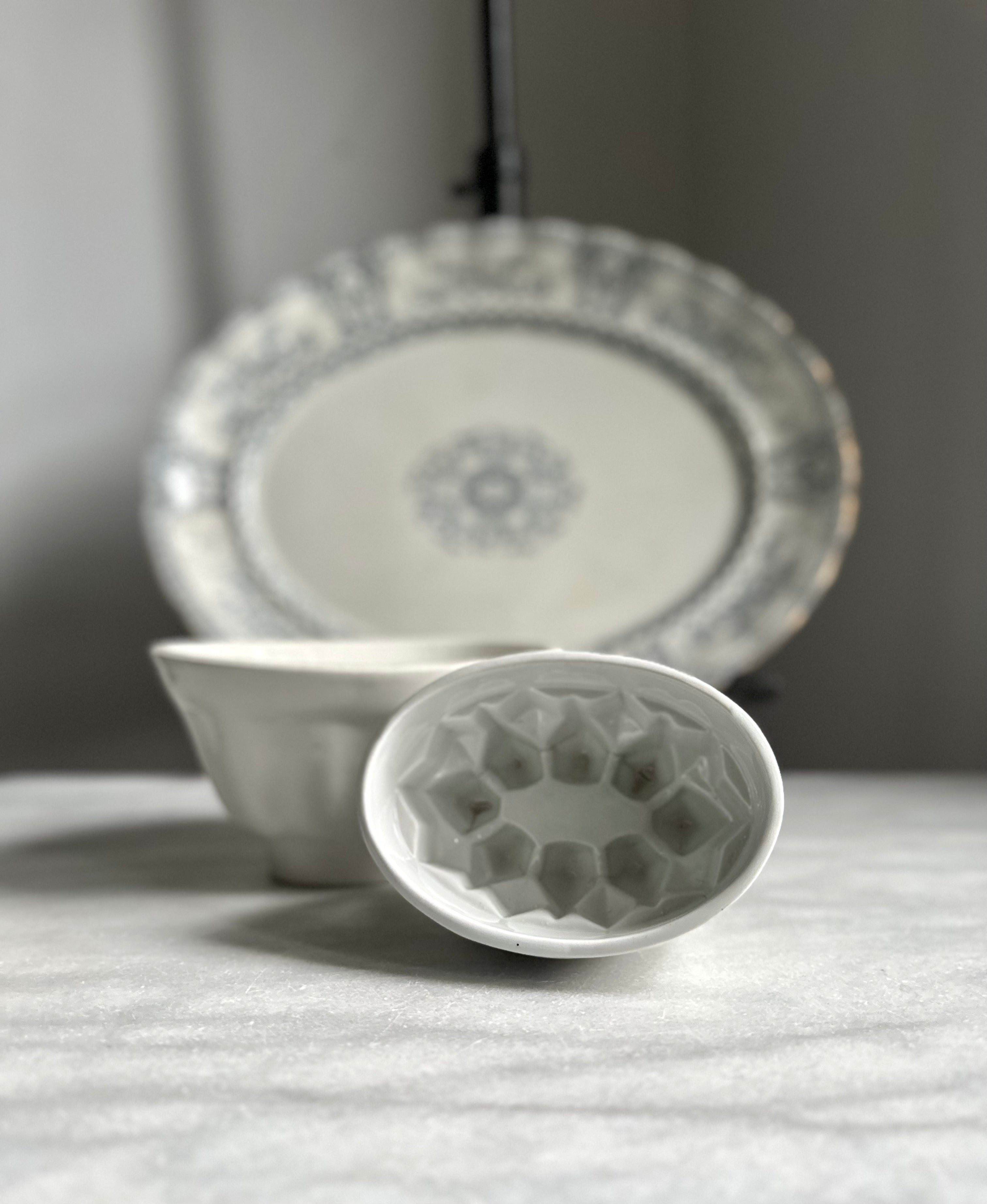 Ironstone Pudding/Jelly Mold