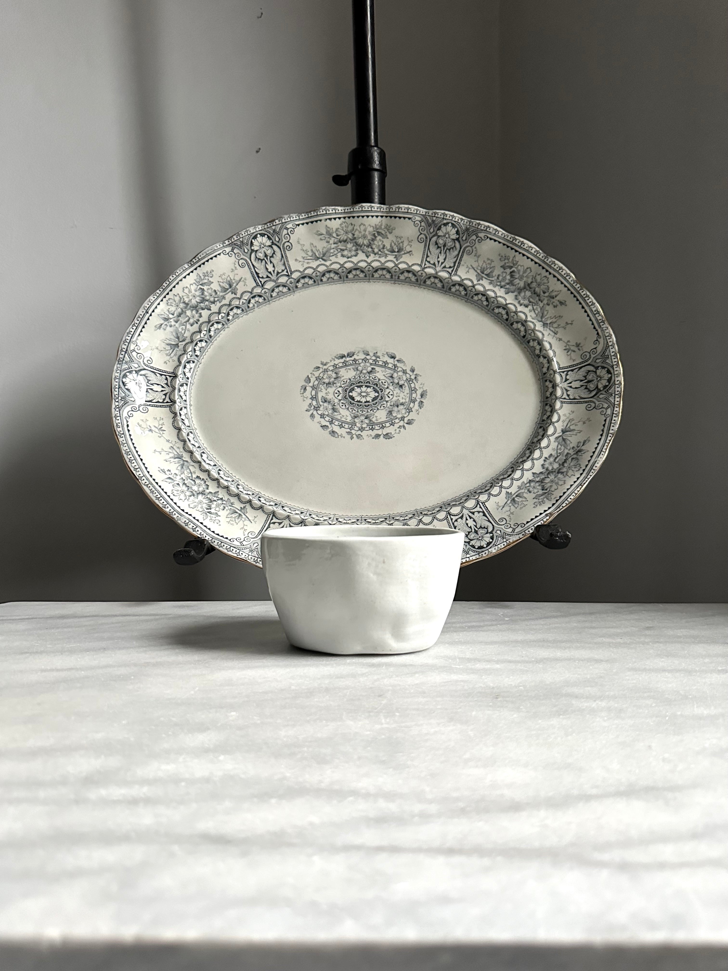 Ironstone Pudding/Jelly Mold