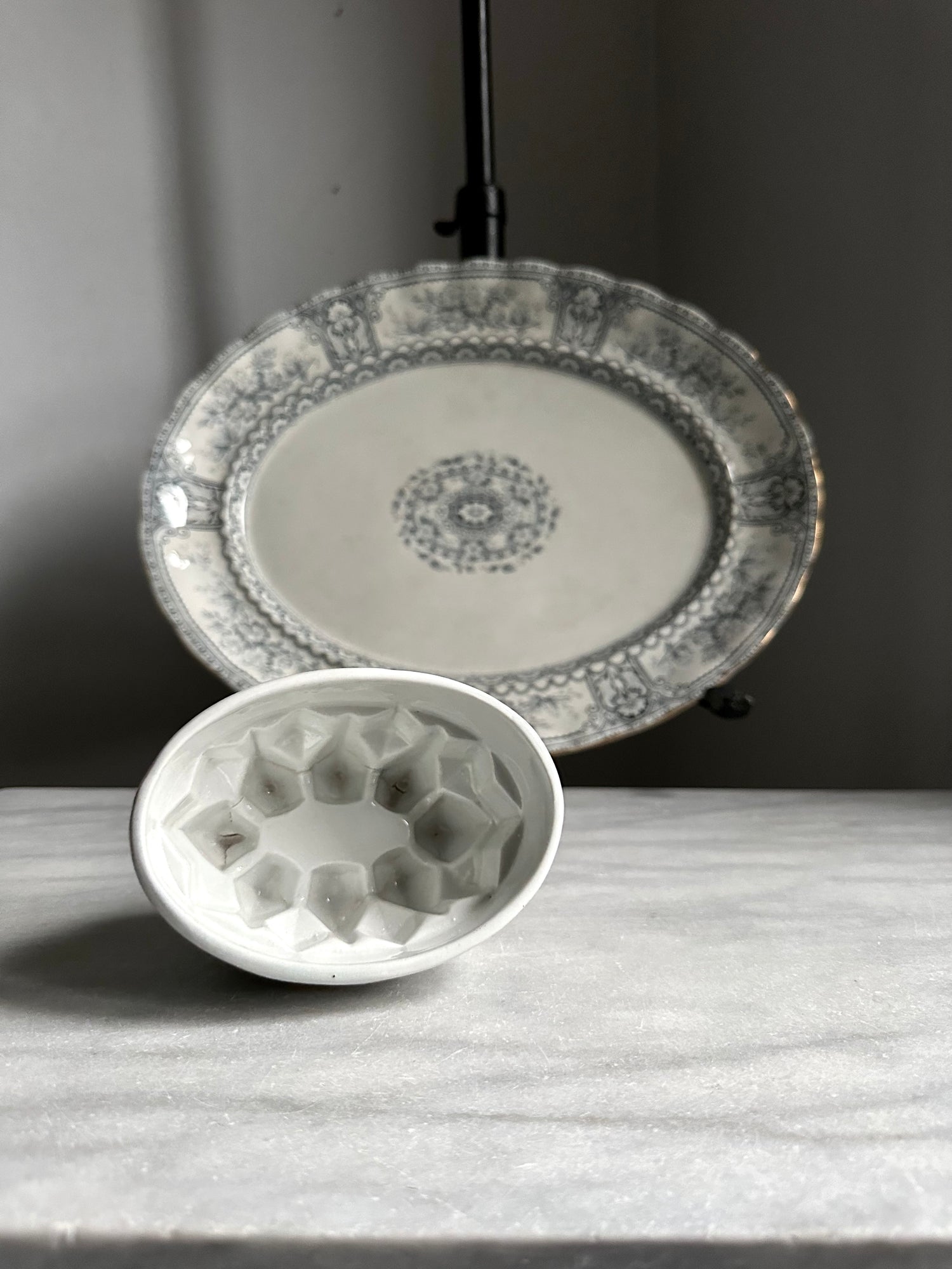 Ironstone Pudding/Jelly Mold