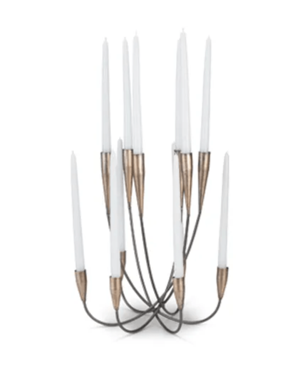 Metallic Metal Candelabra