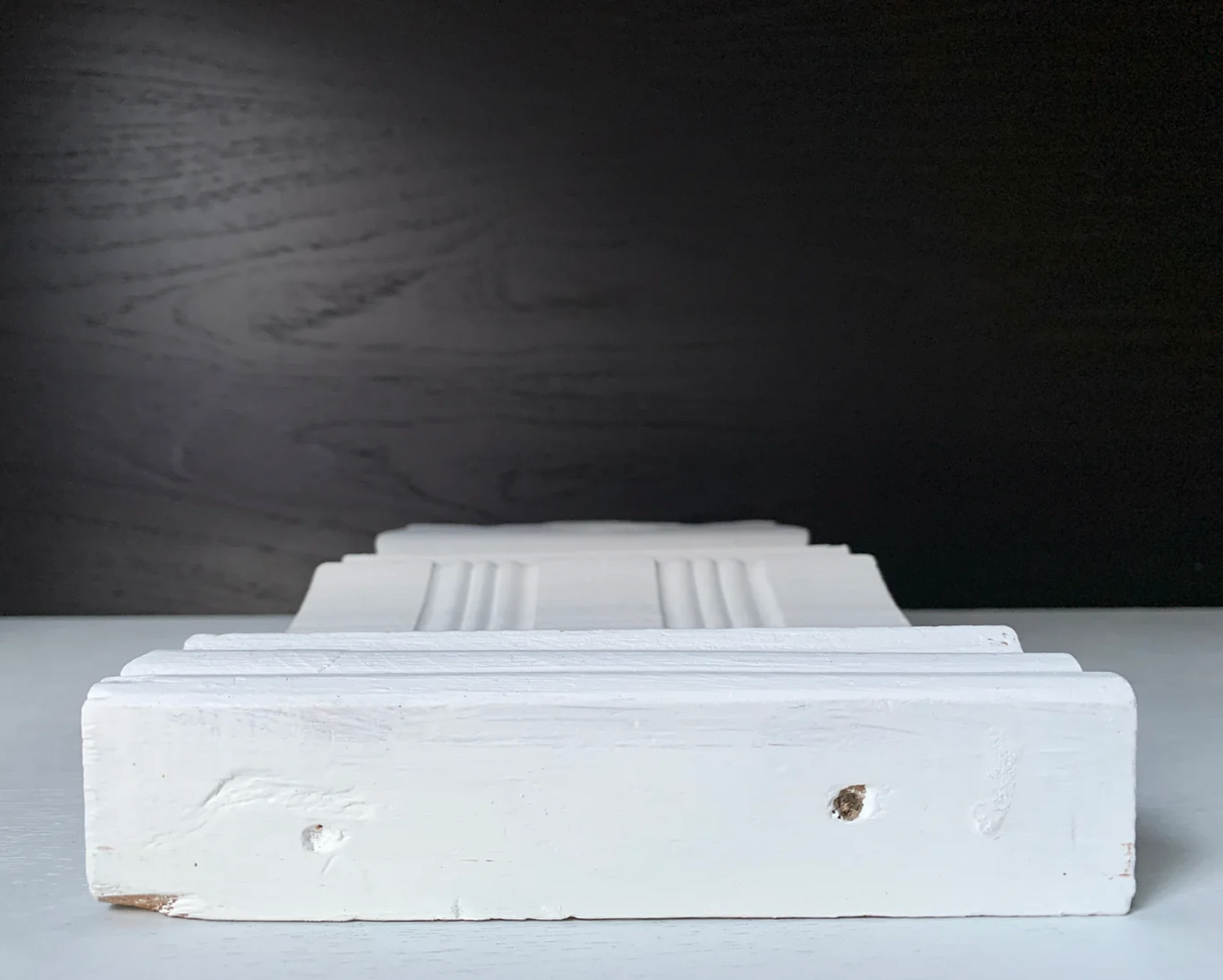 Pair Salvaged Plinth Blocks