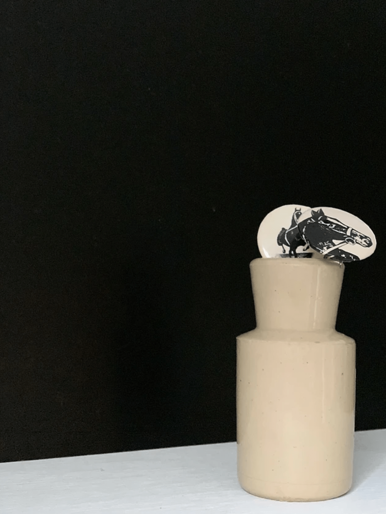 Pair Horse Show Ribbon Pins