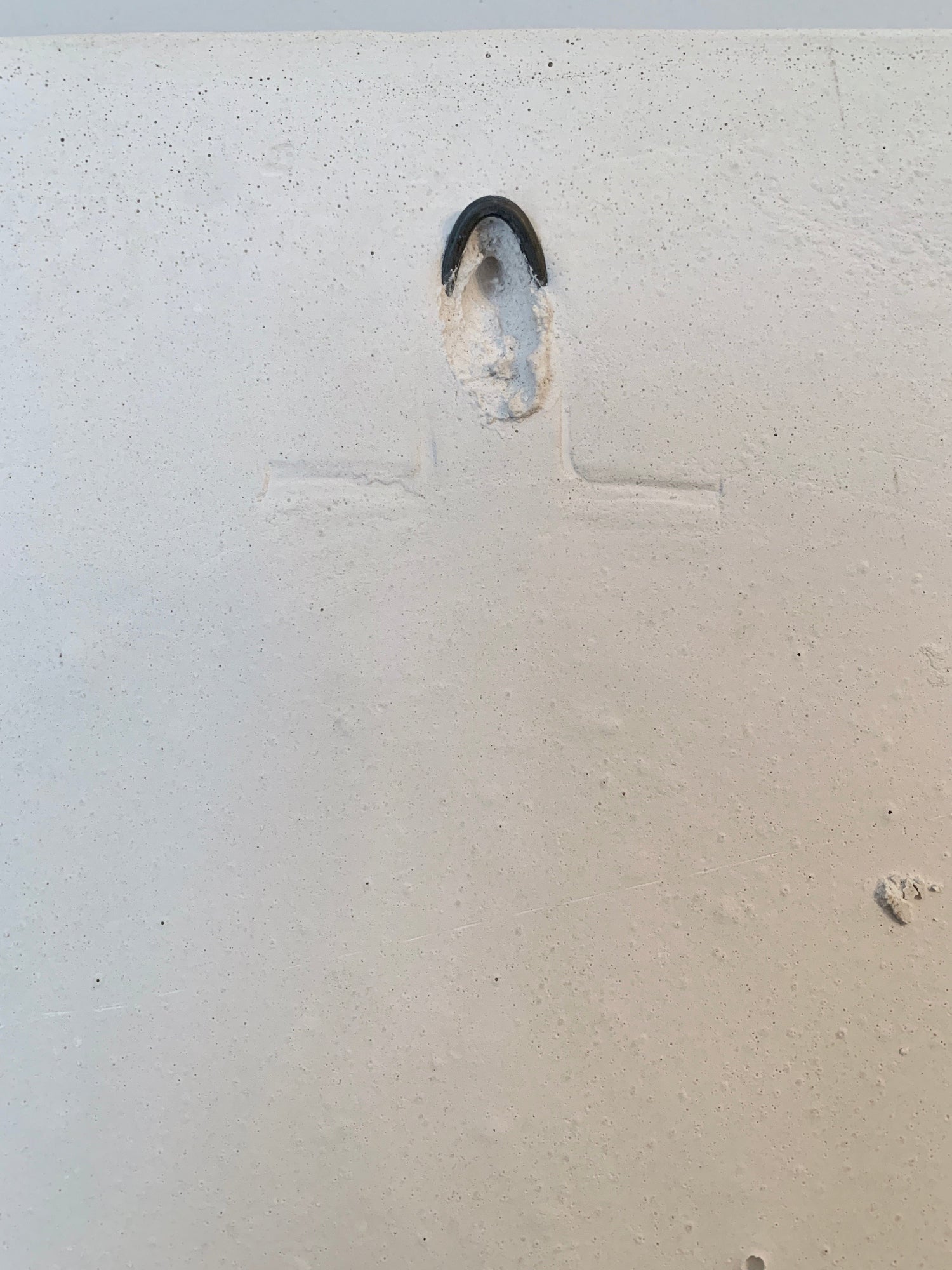 Plaster Candle Plaque