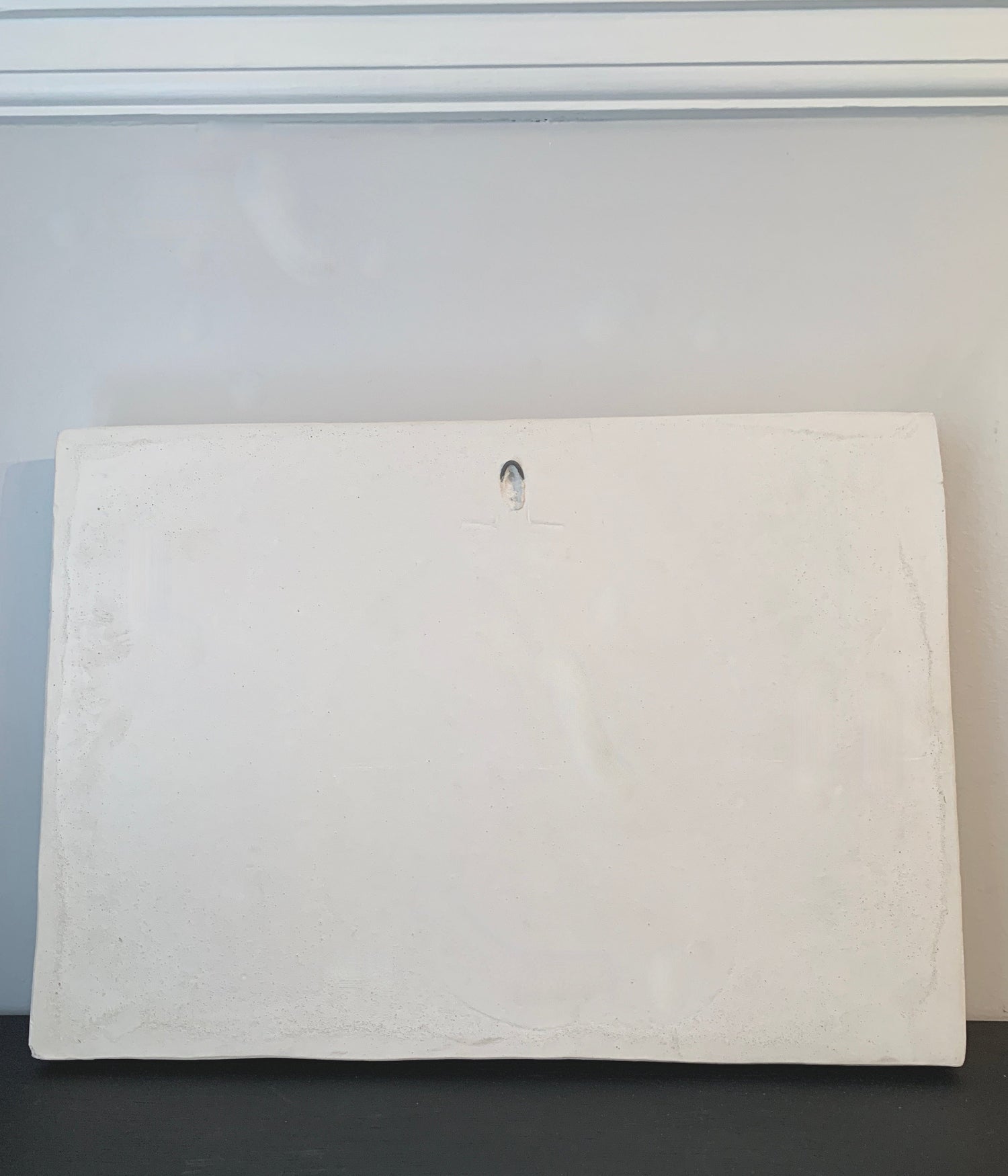 Plaster Candle Plaque