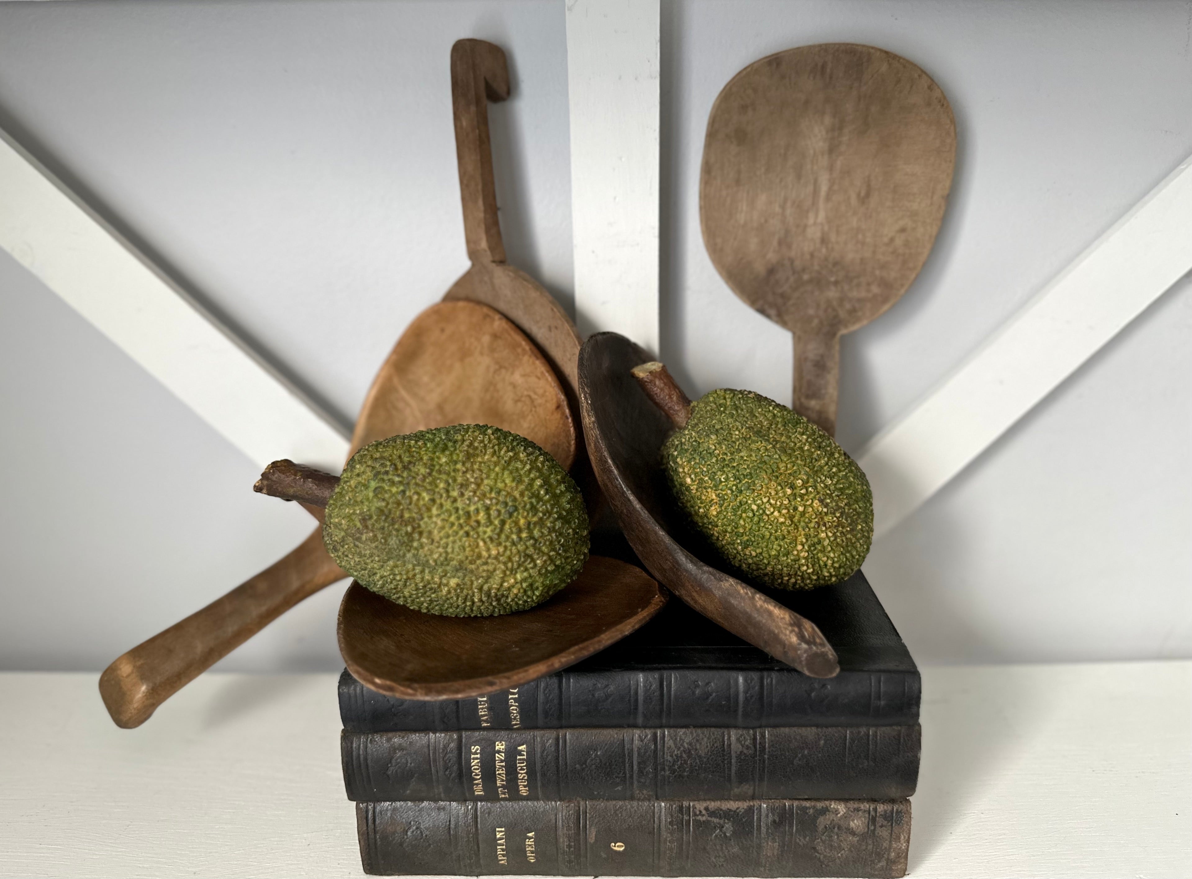 Primitive Antique Wood Butter Paddles
