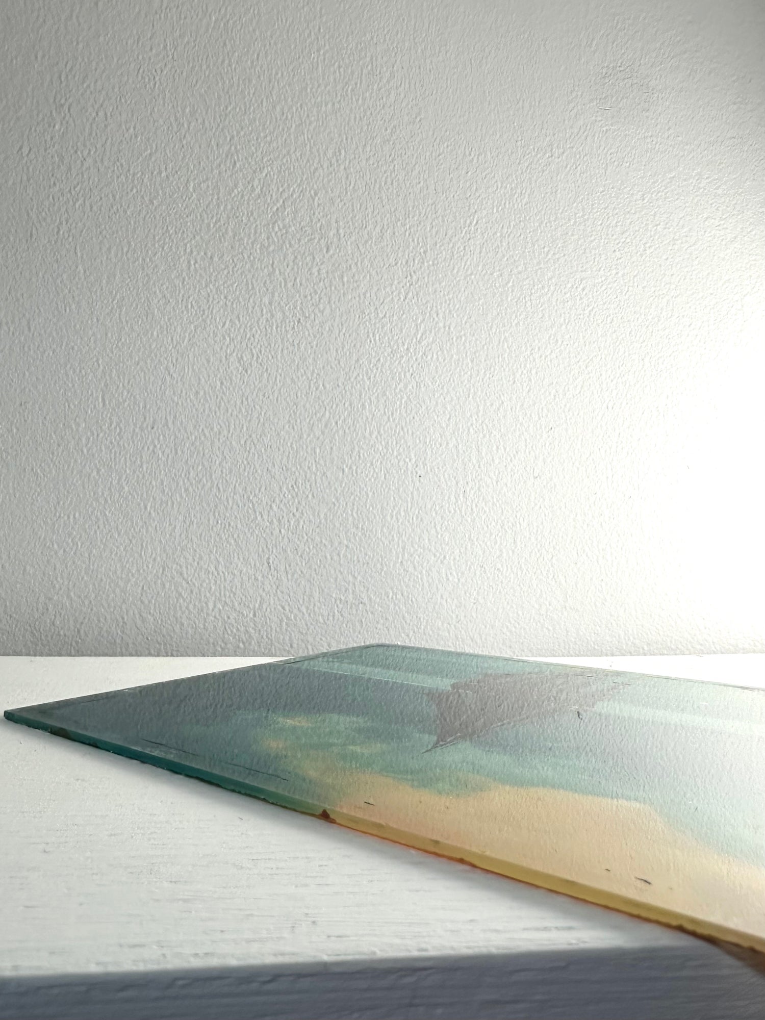 Reverse Painted Glass Art