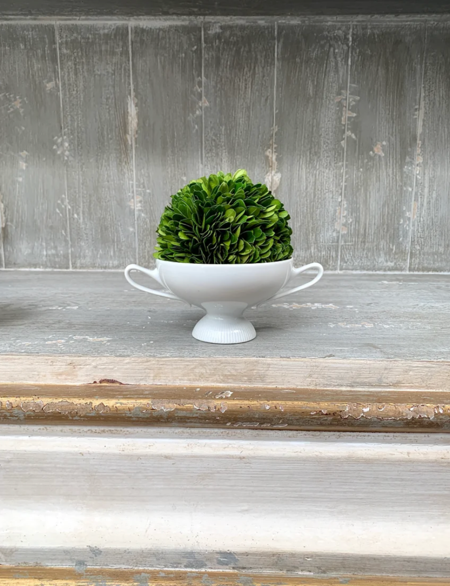 Set/4 Vintage Cream Soup Bowls