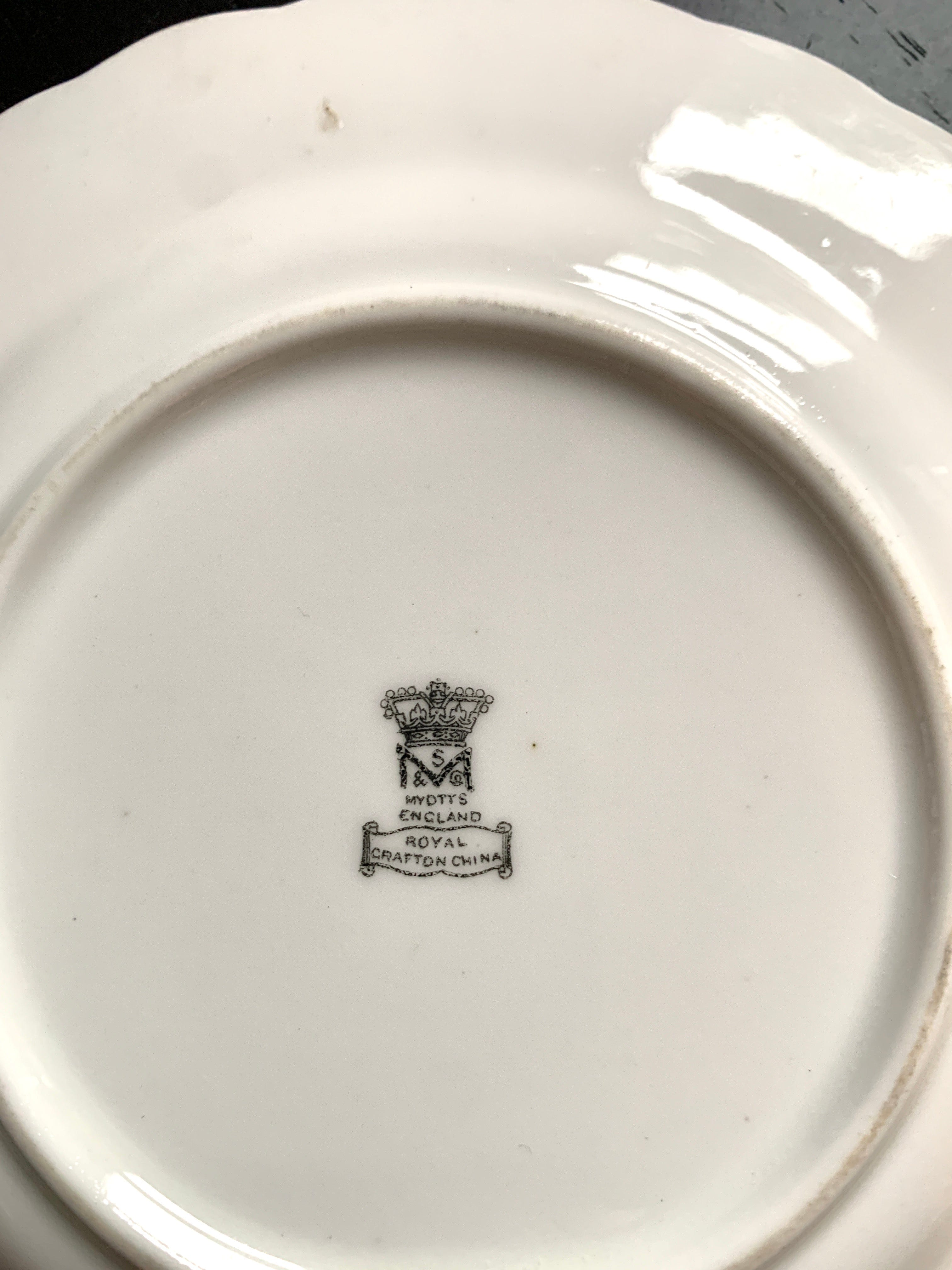 Antique Scholar Bread Plate