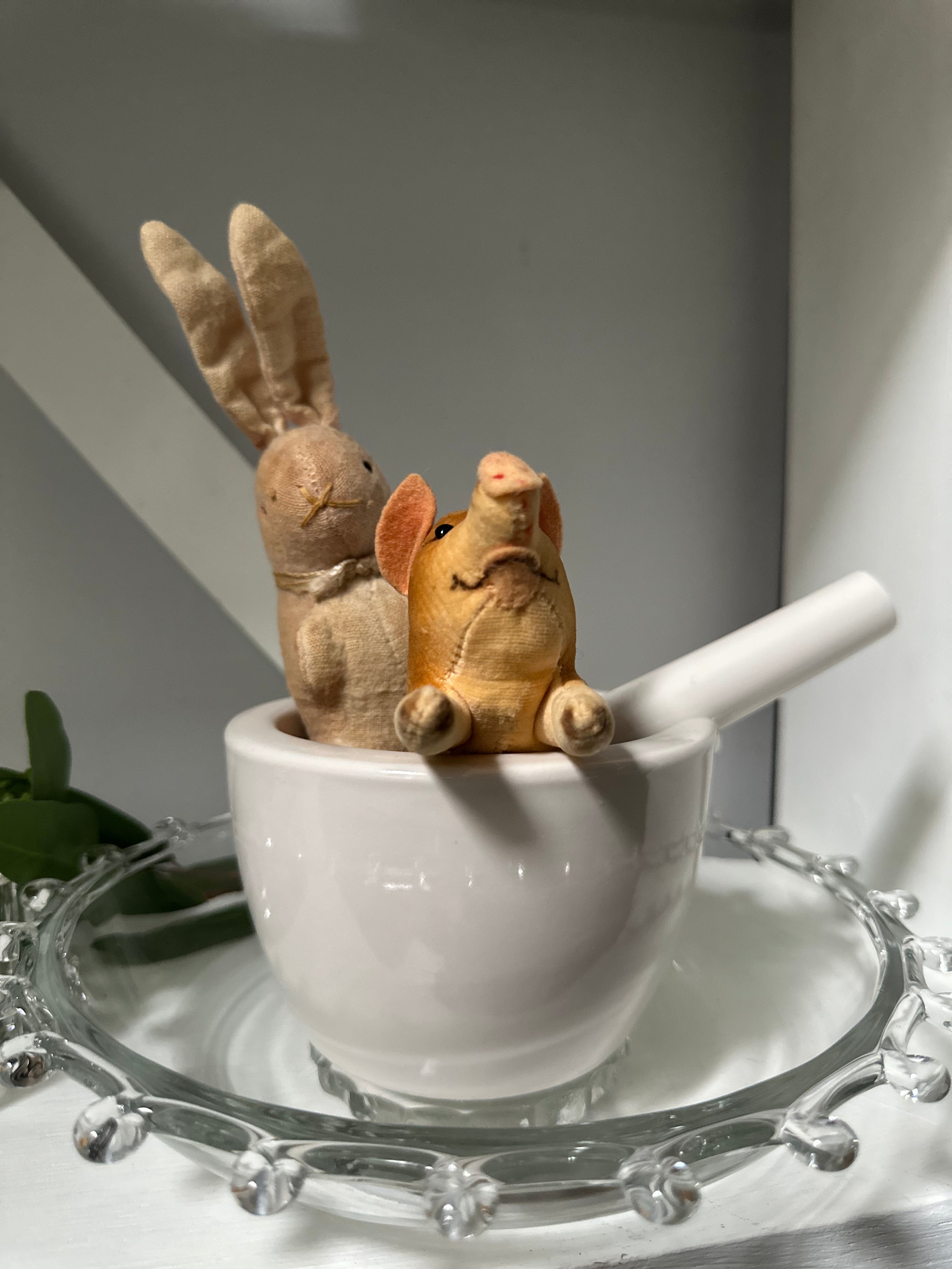 Vintage Mortar + Pestle