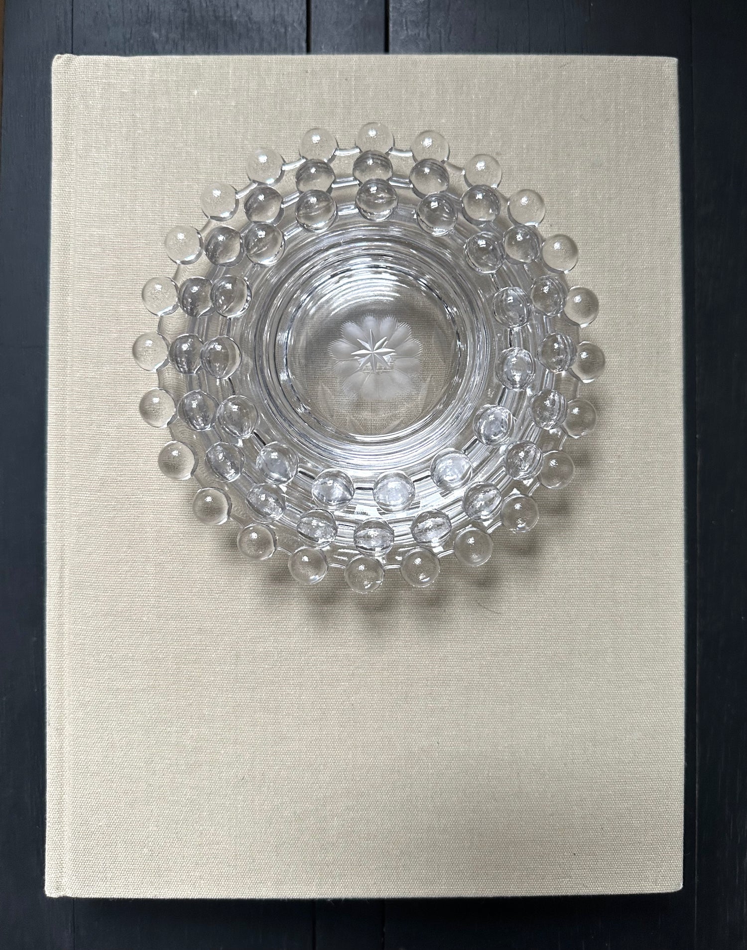 Set of 3 Cornflower Candlewick Dishes