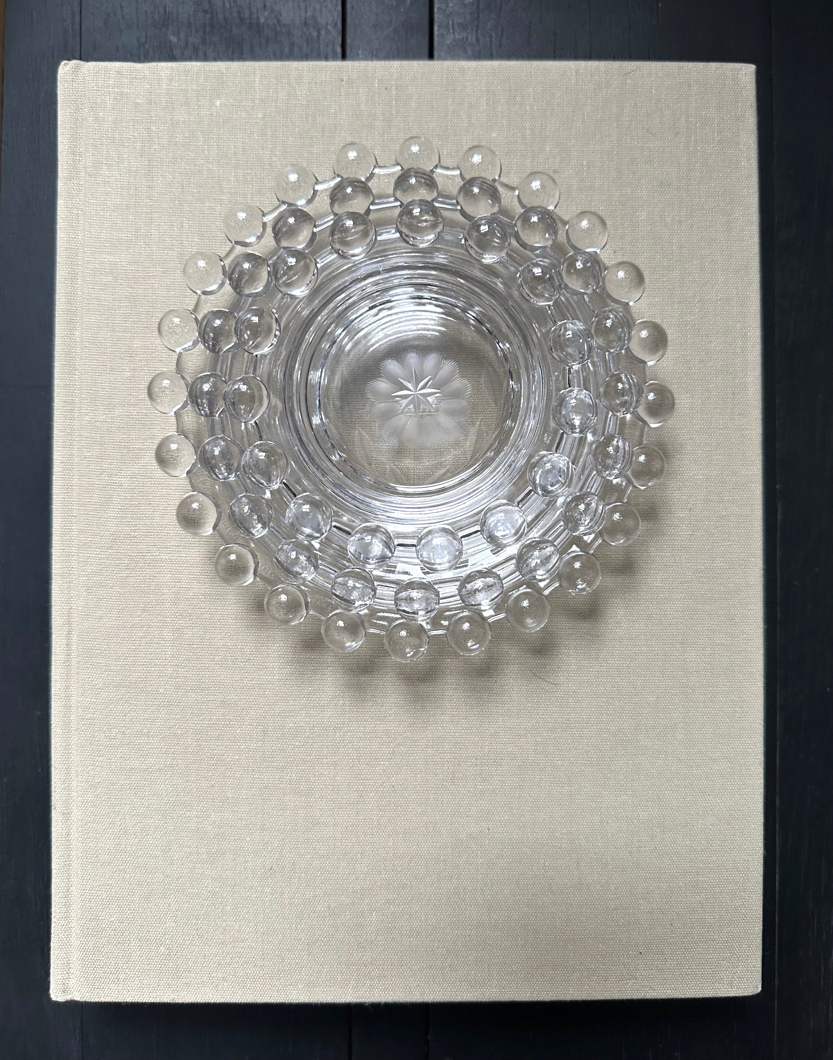 Set of 3 Cornflower Candlewick Dishes