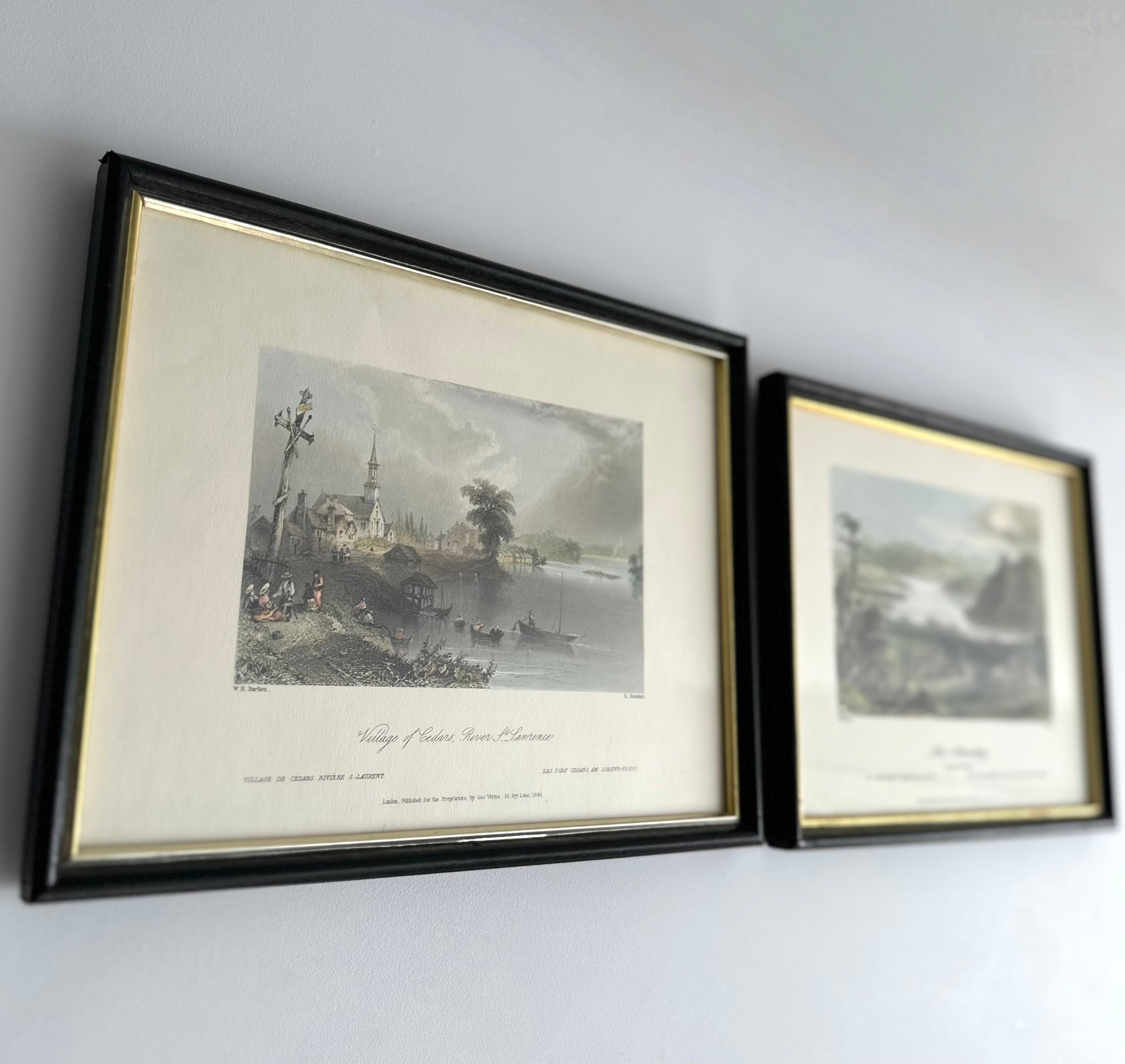 Vintage Framed Bartlett Print