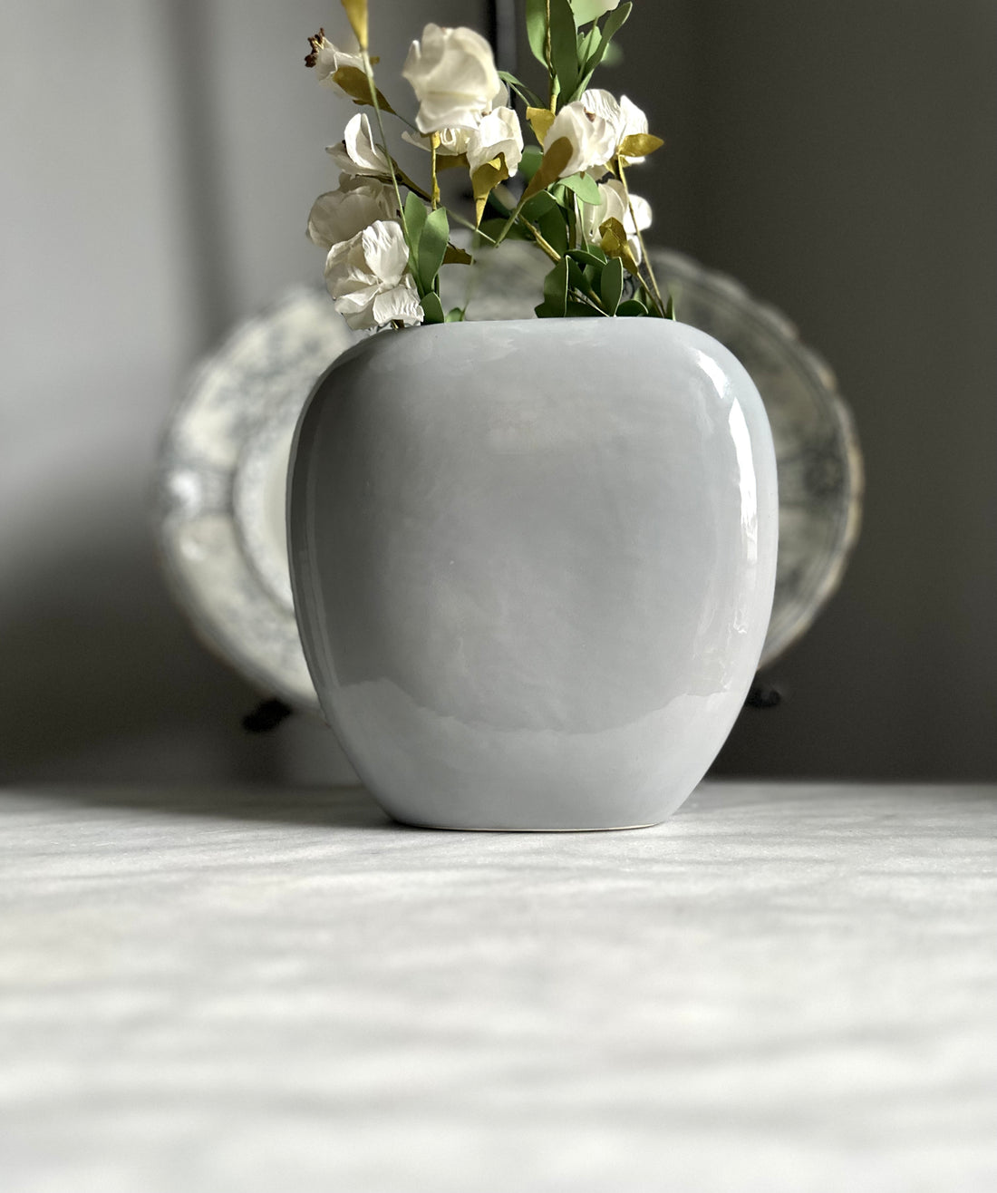 Vintage Oval Vase