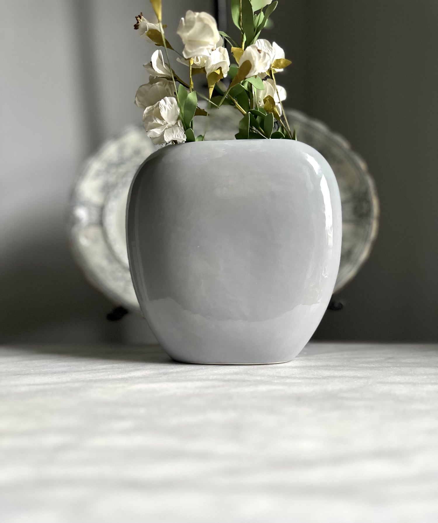 Vintage Oval Vase