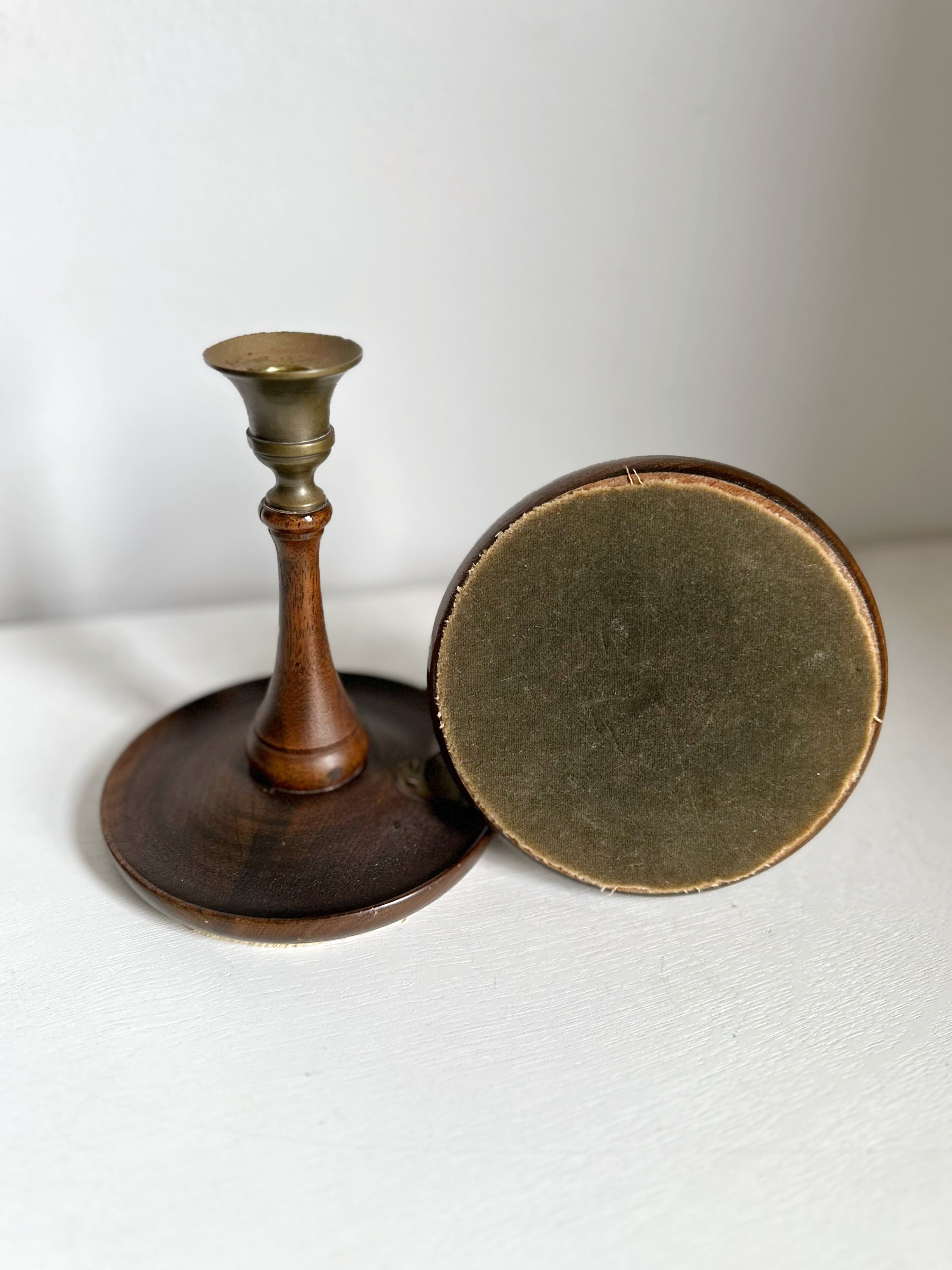 Danish Modern Mid-Century Candle Holders