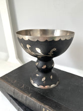 Vintage Handmade Etched Brass Ewer Bowl Made in India Key or Trinket Holder