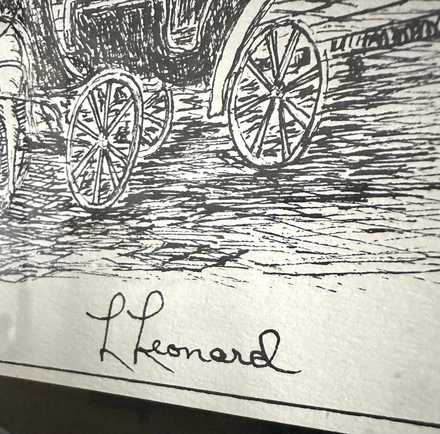 Vintage Framed Chateau Print