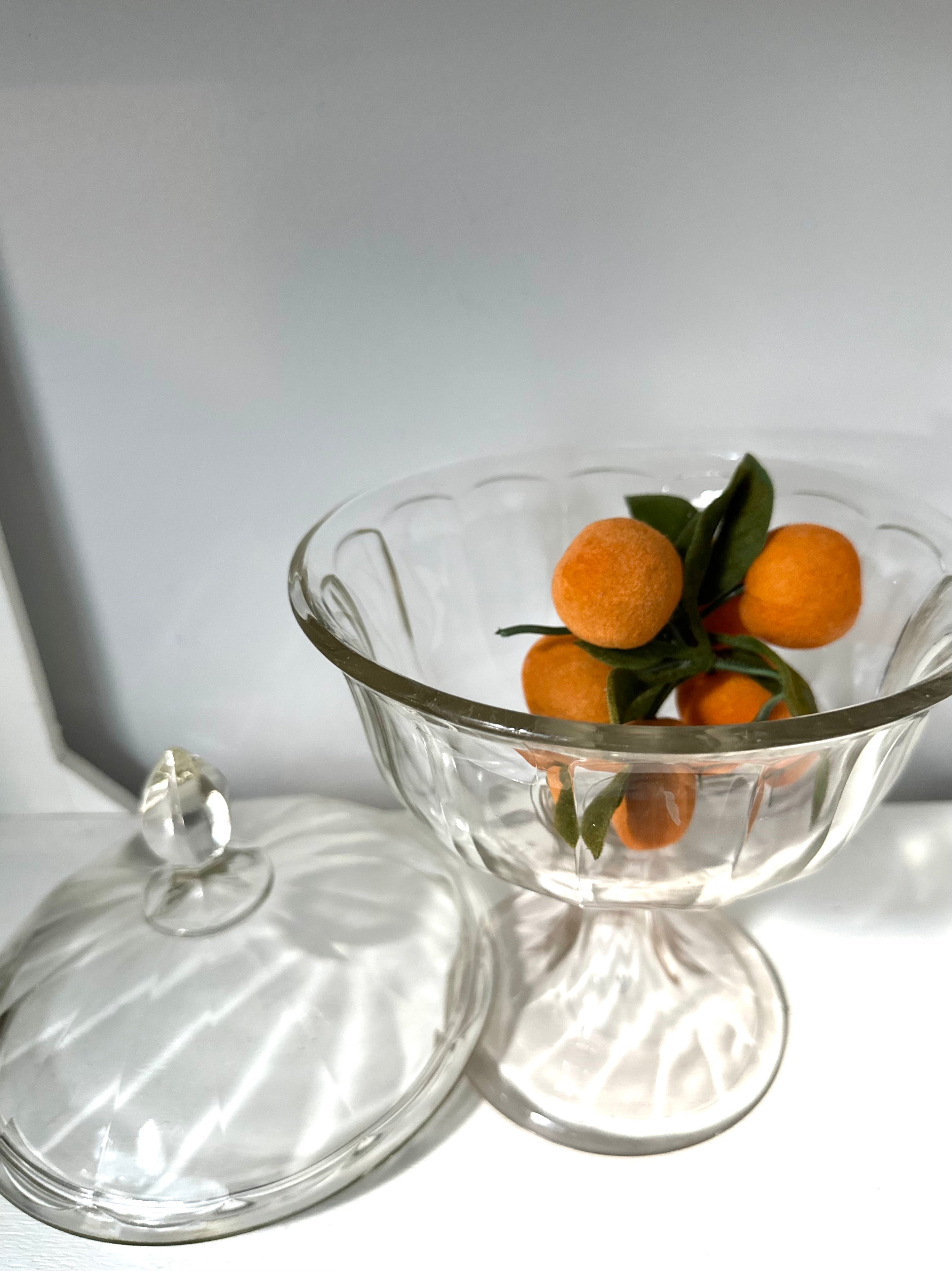 Vintage Covered Pedestal Compote