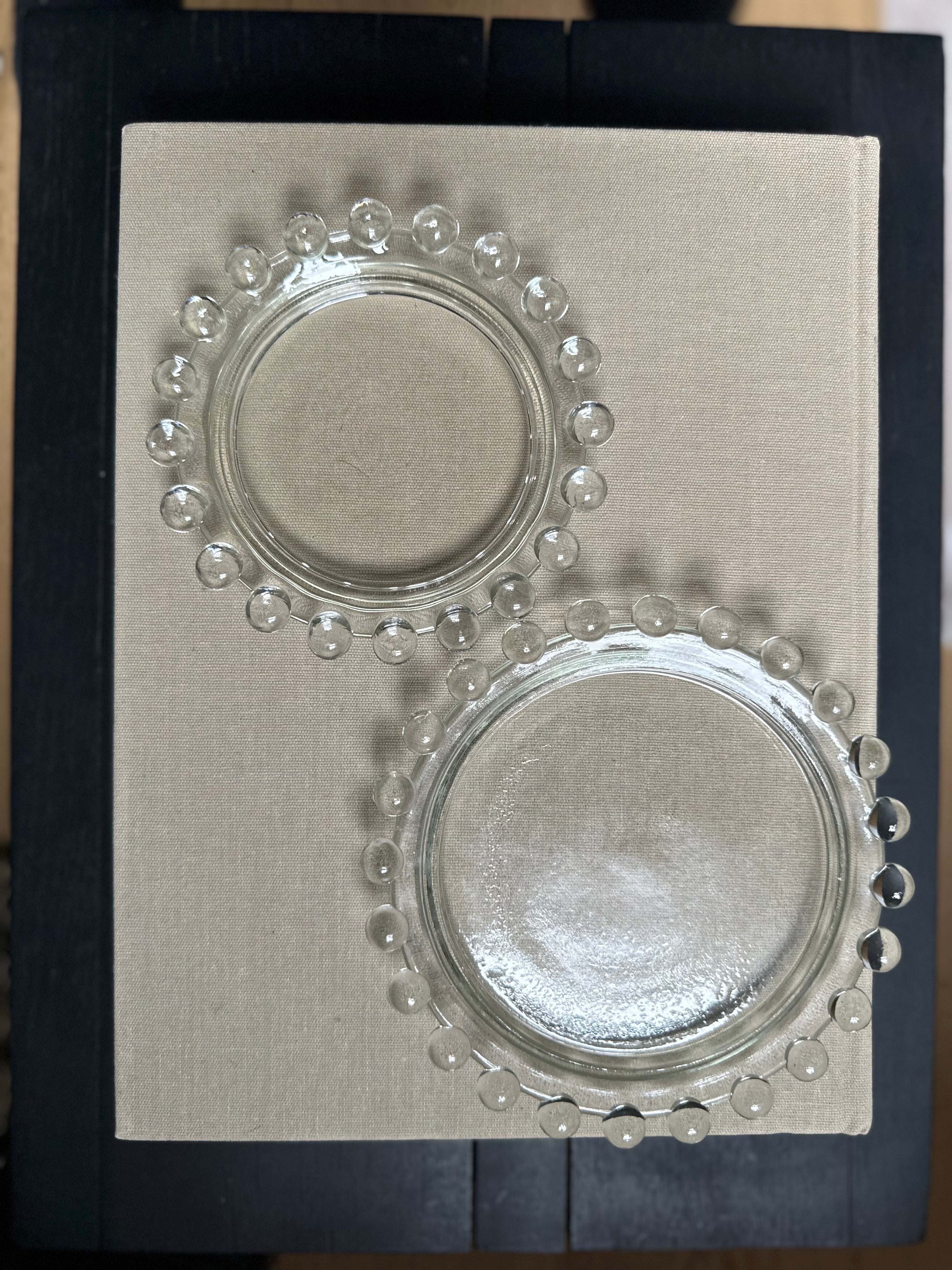 Set of 2 Imperial Glass Dishes