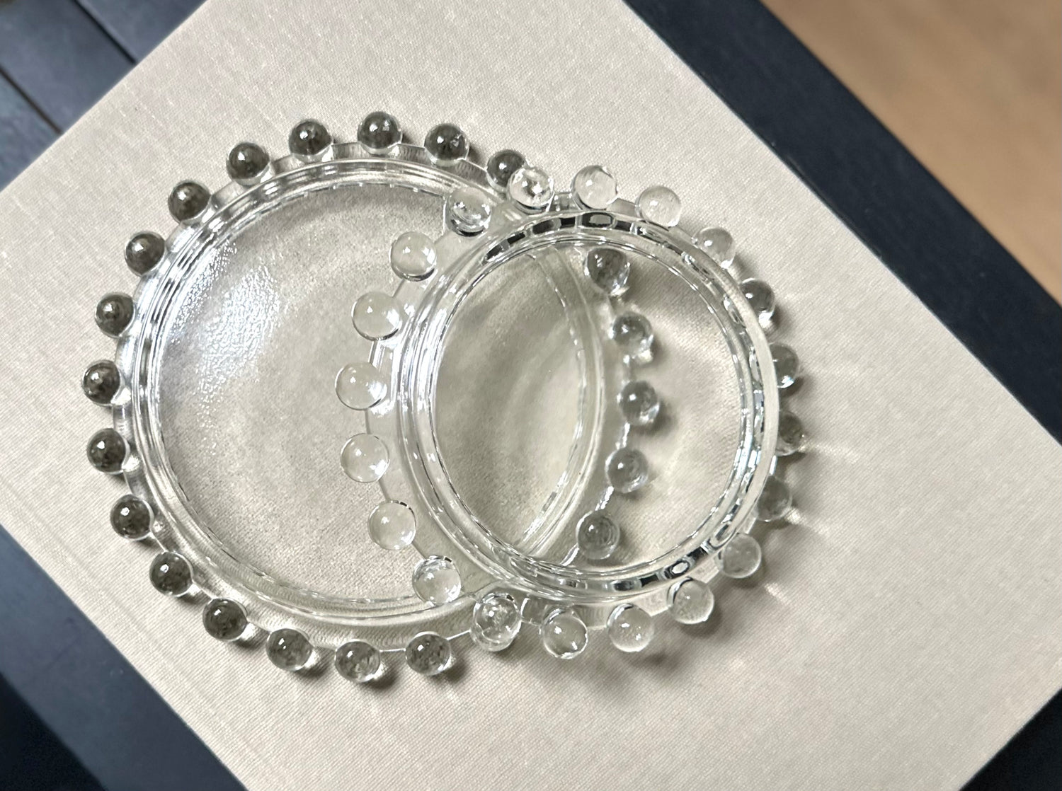 Set of 2 Imperial Glass Dishes