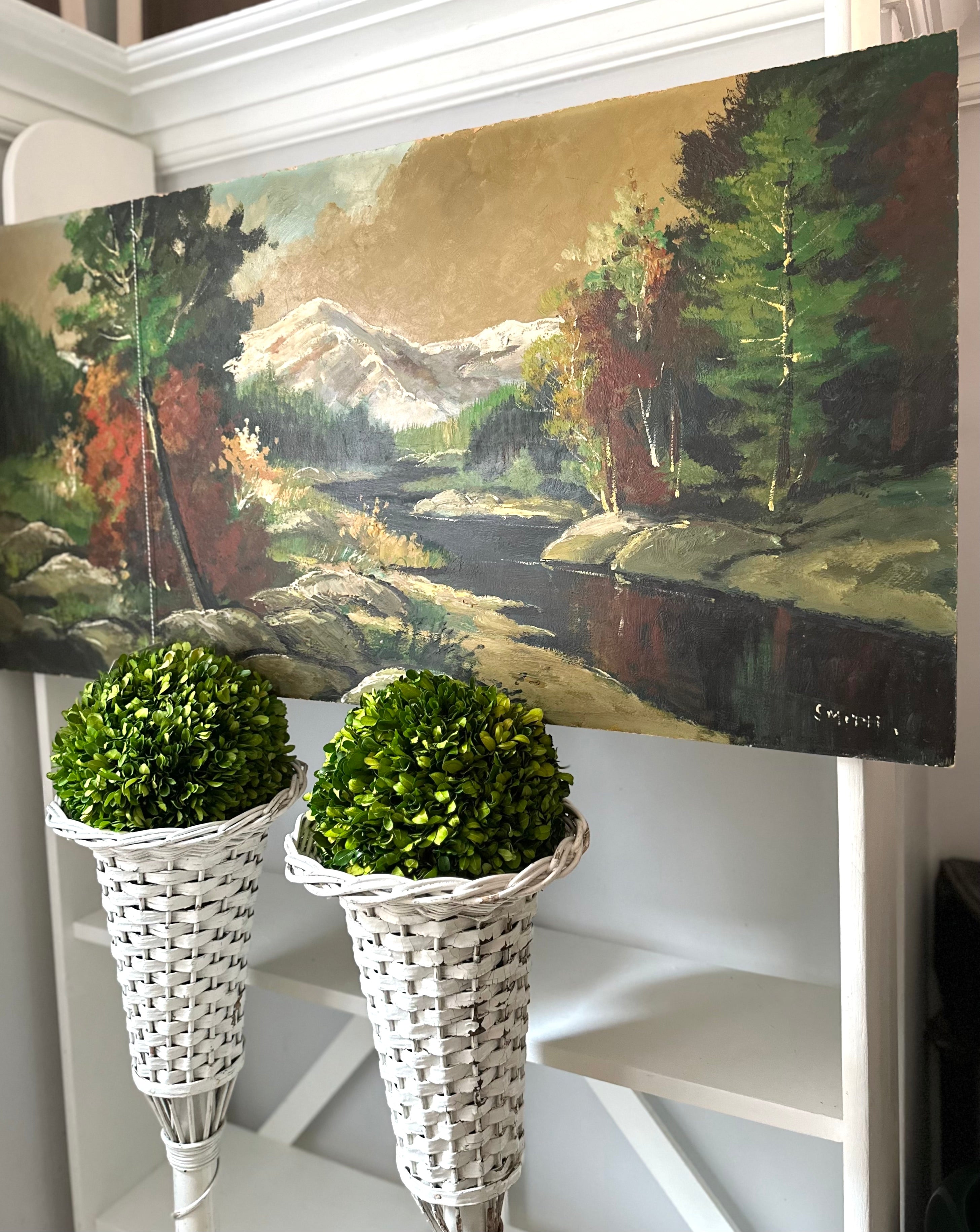 Large Vintage Painting, Sweden