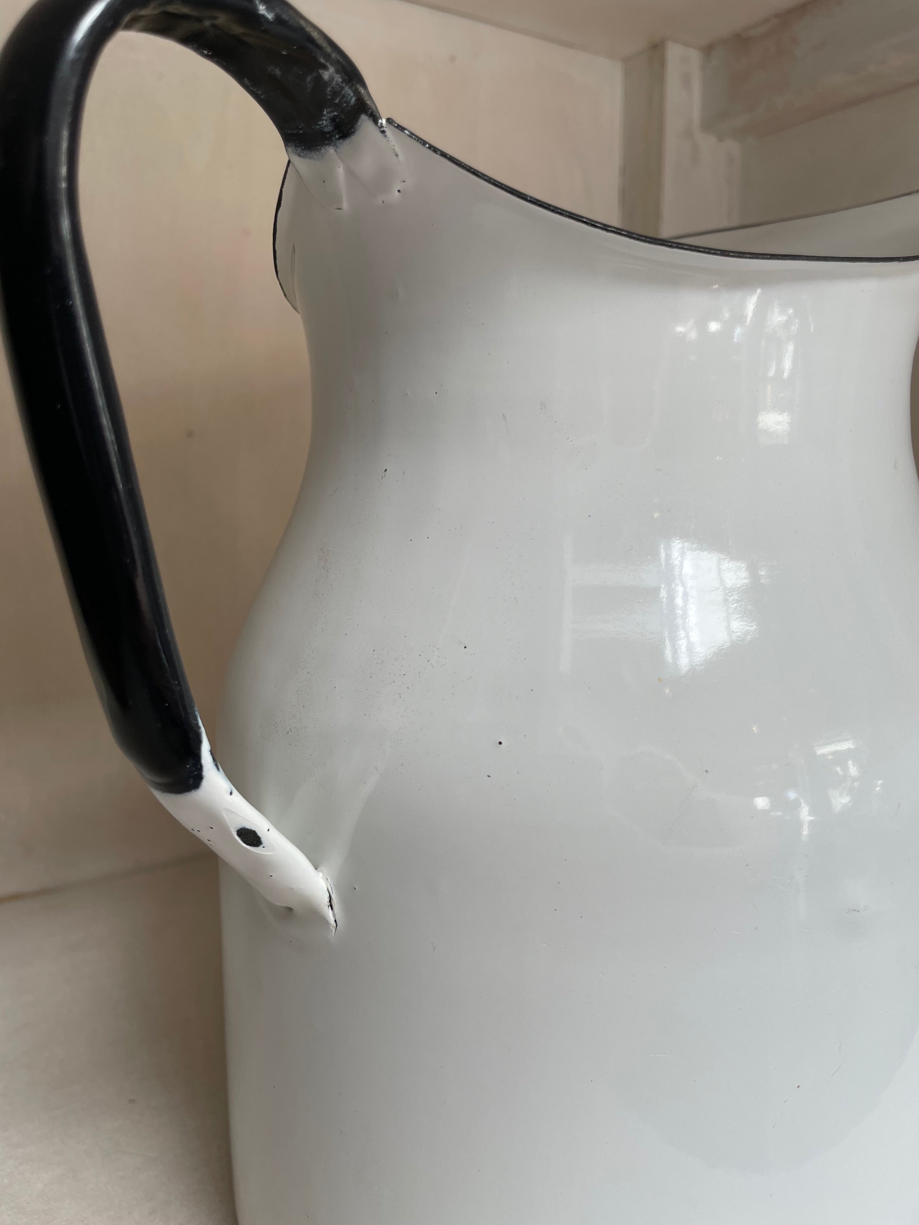 Vintage Enamel Jug