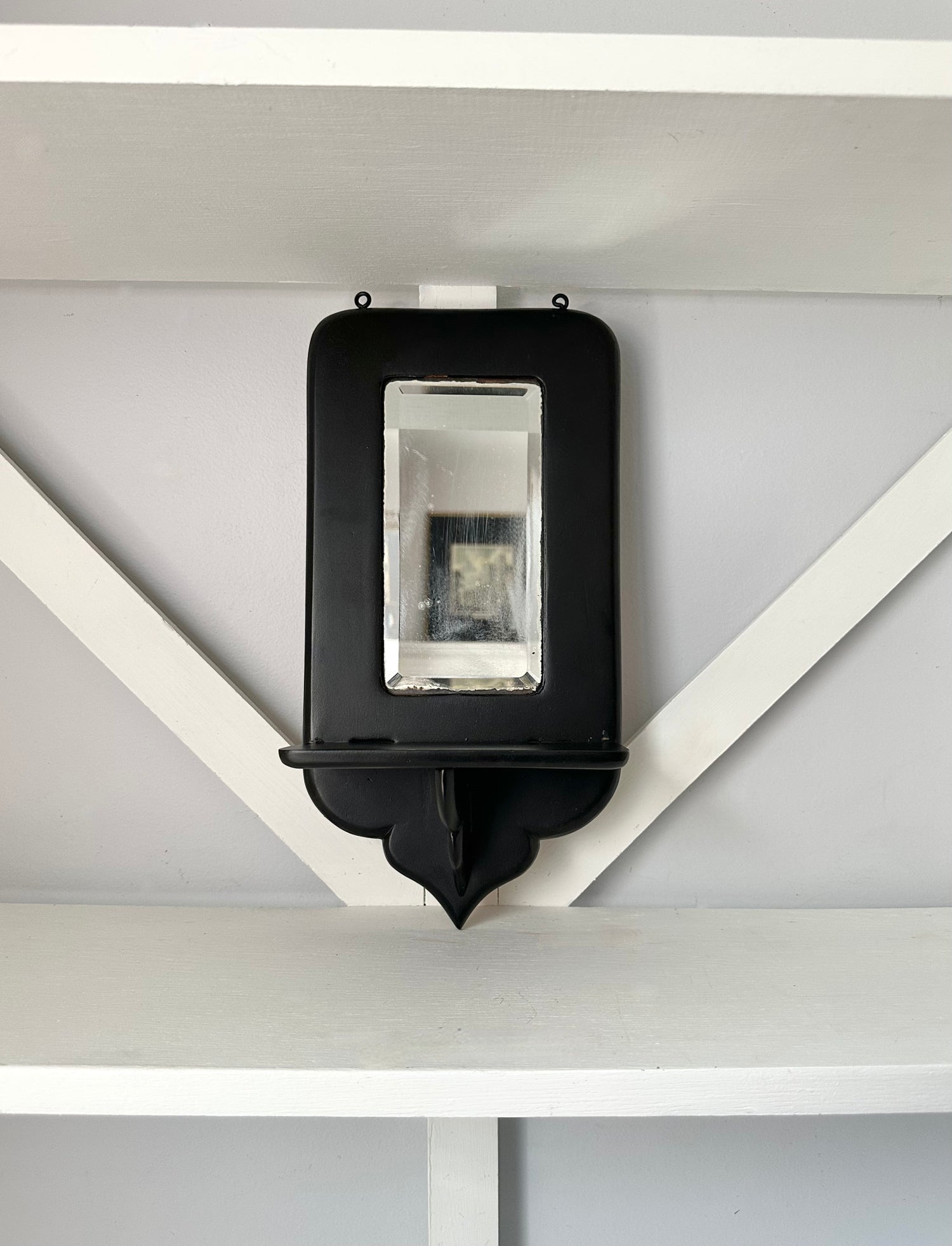 Vintage Mini Mirror + Shelf