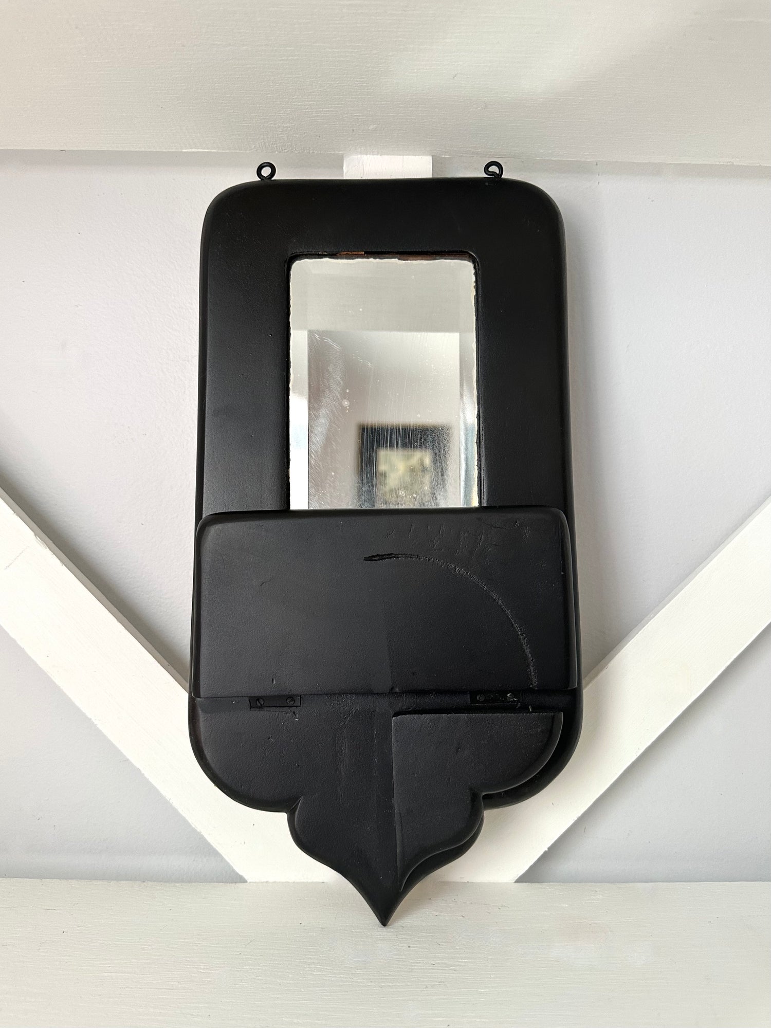 Vintage Mini Mirror + Shelf