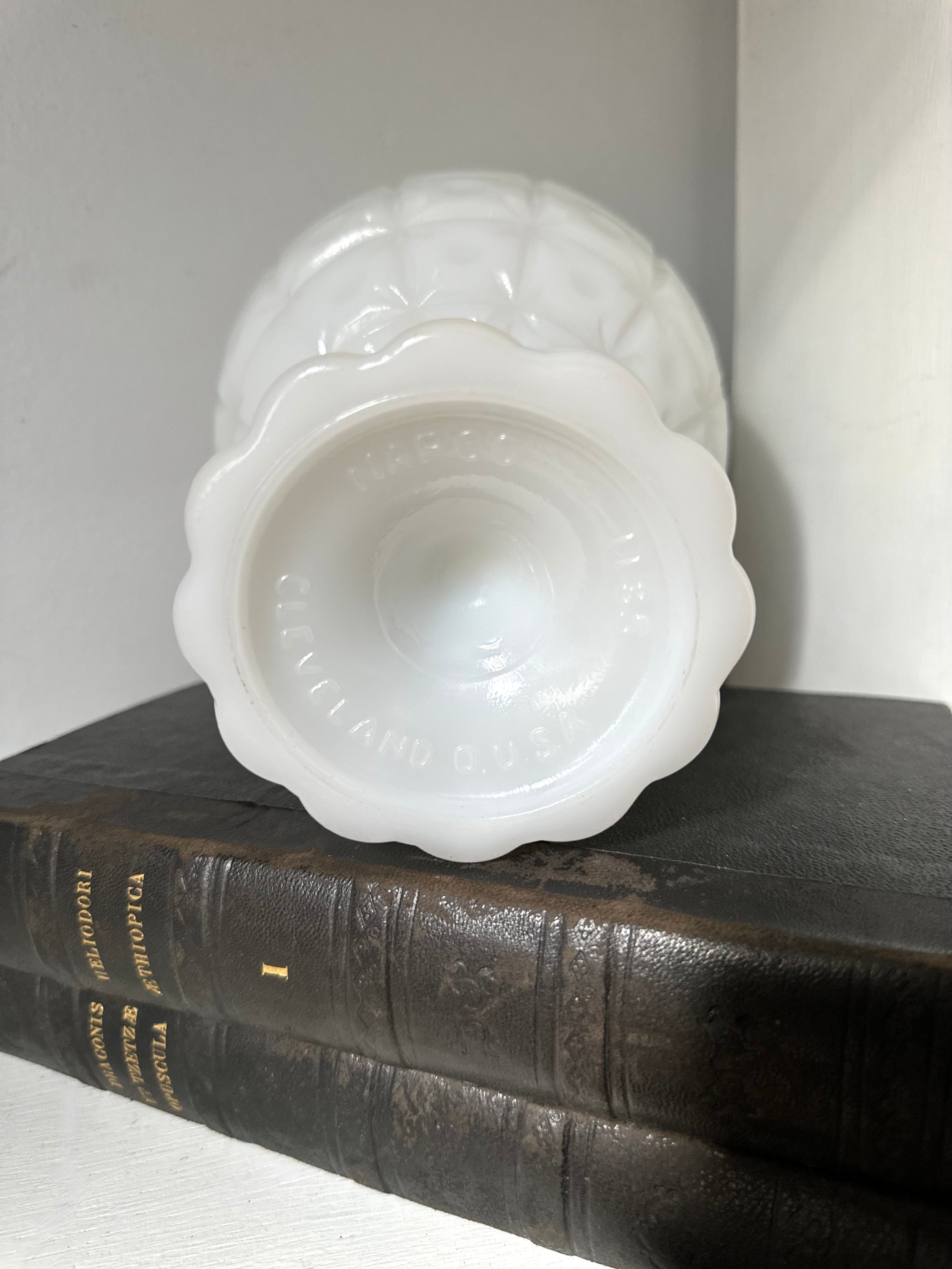 Vintage Milk Glass Compote